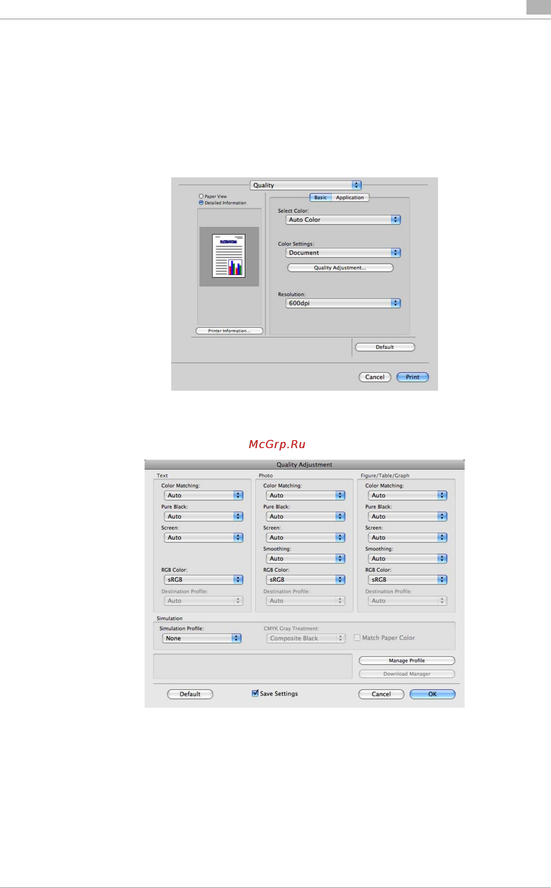Konica Minolta bizhub C454 [193/288] Adding icc profiles to the printer driver