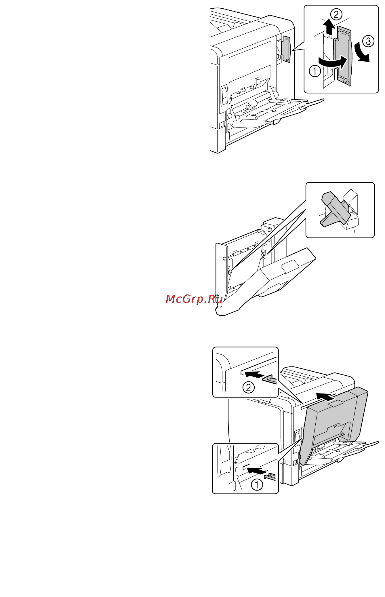Konica Minolta bizhub C30P [251/276] Duplex option 237