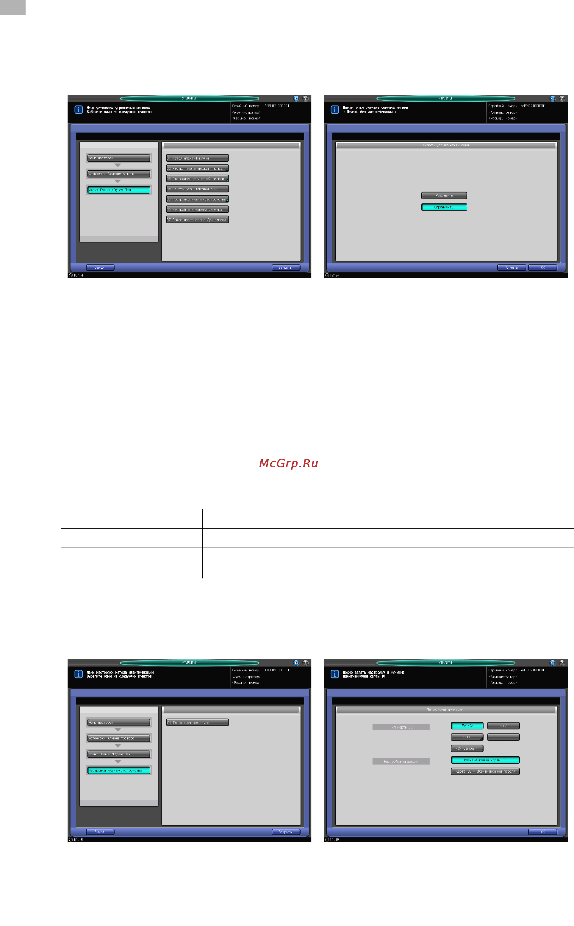 Konica Minolta bizhub PRESS 1250P [694/796] 04 печать без идентификации
