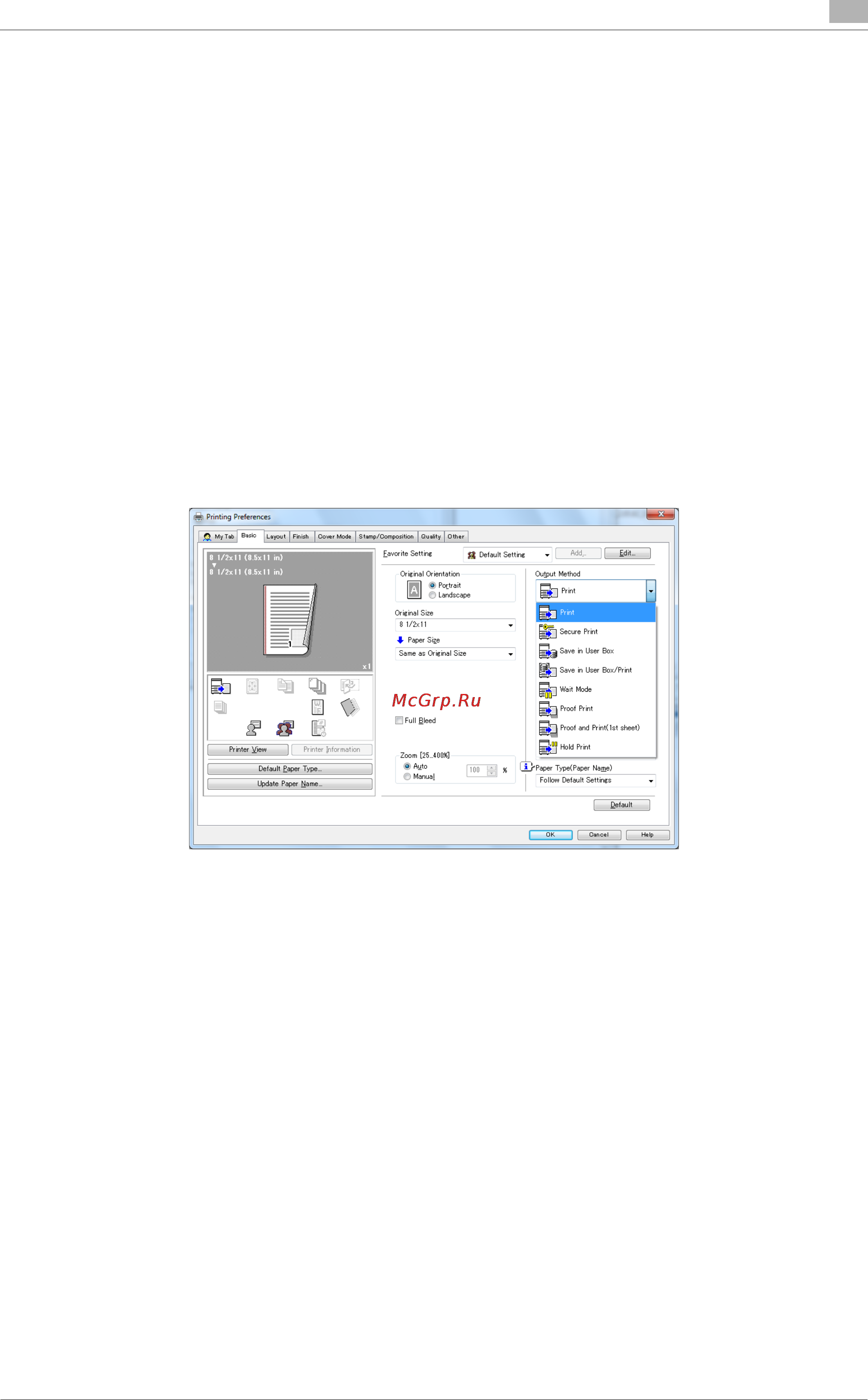 Konica Minolta bizhub PRESS 2250P [228/315] Printer driver settings pcl driver ps plug in driver ppd driver mac os x