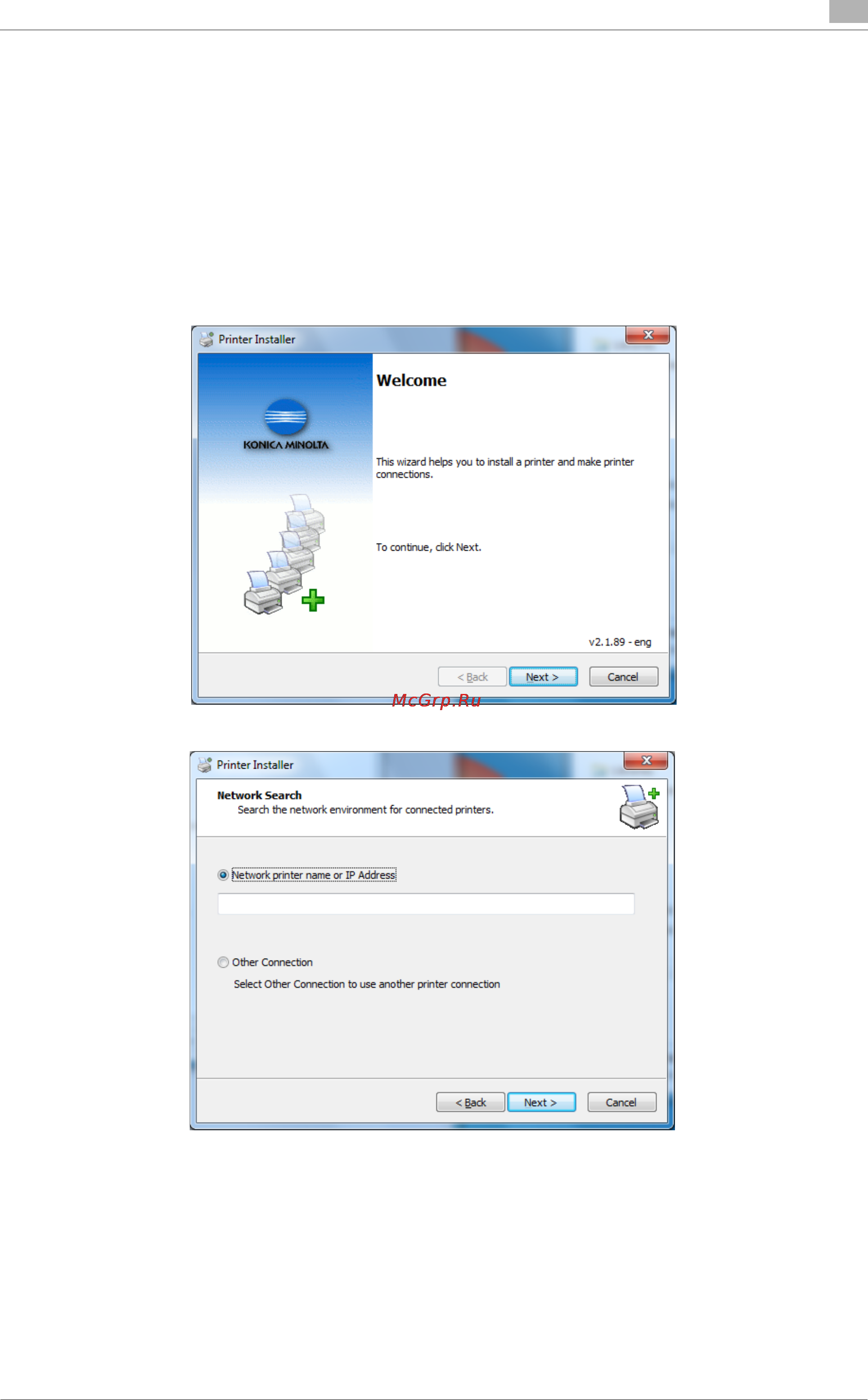 Konica Minolta bizhub PRESS 2250P [36/315] Installing theprinter driver ps plug in driver
