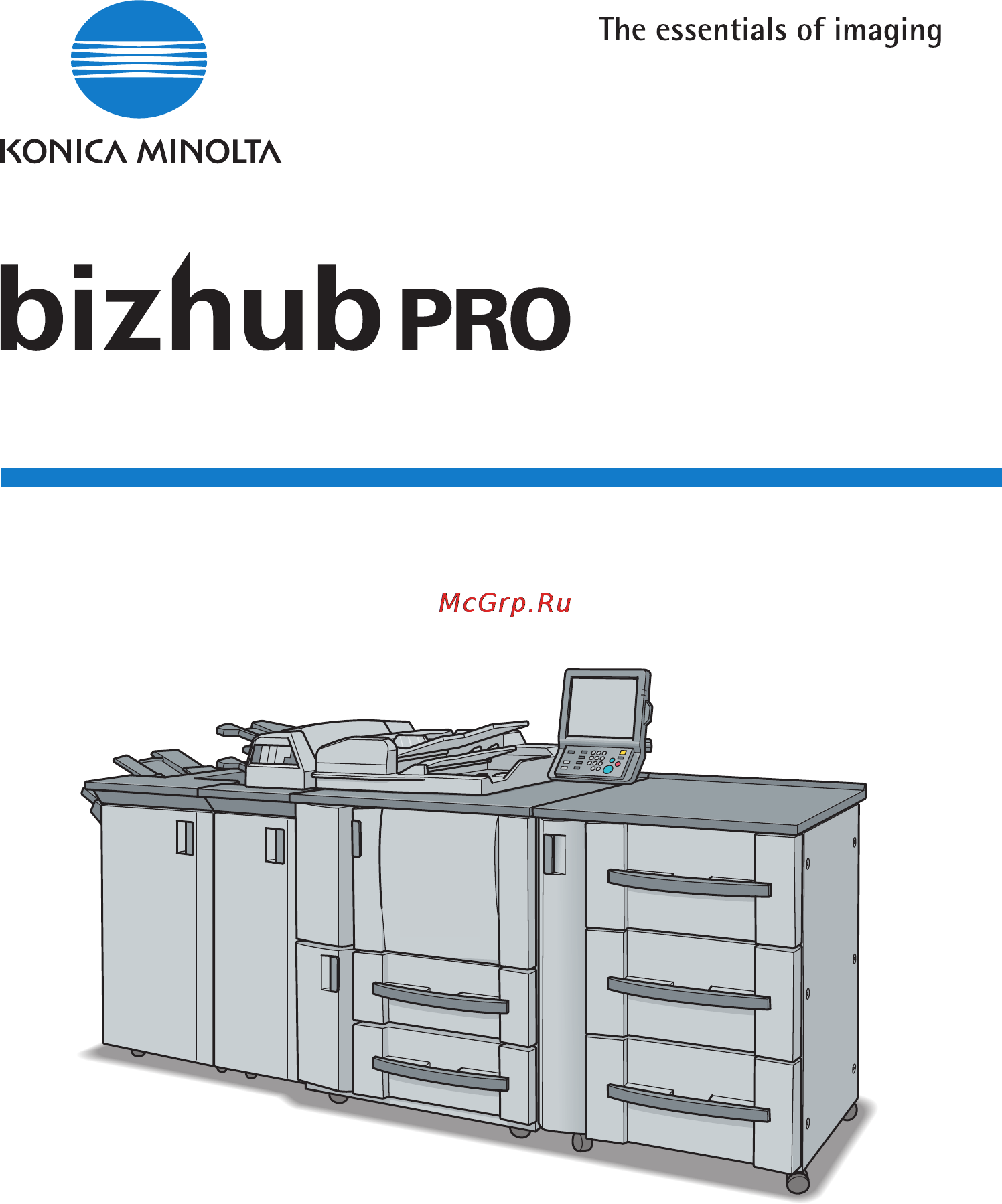 Konica Minolta bizhub PRO 1050e Инструкция по эксплуатации онлайн