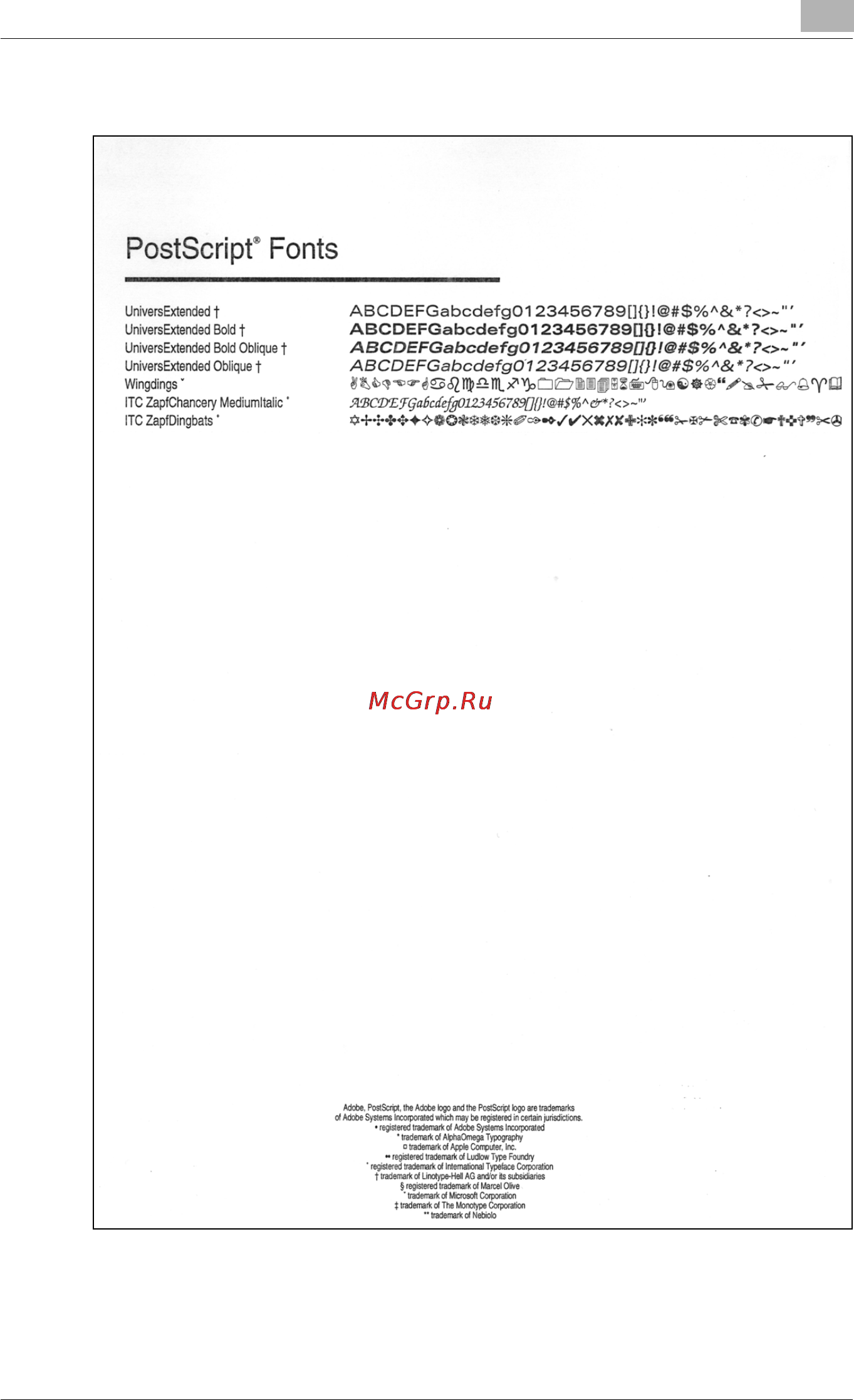 Konica Minolta bizhub PRO 1050e Инструкция по эксплуатации онлайн [1111/1132] 115416
