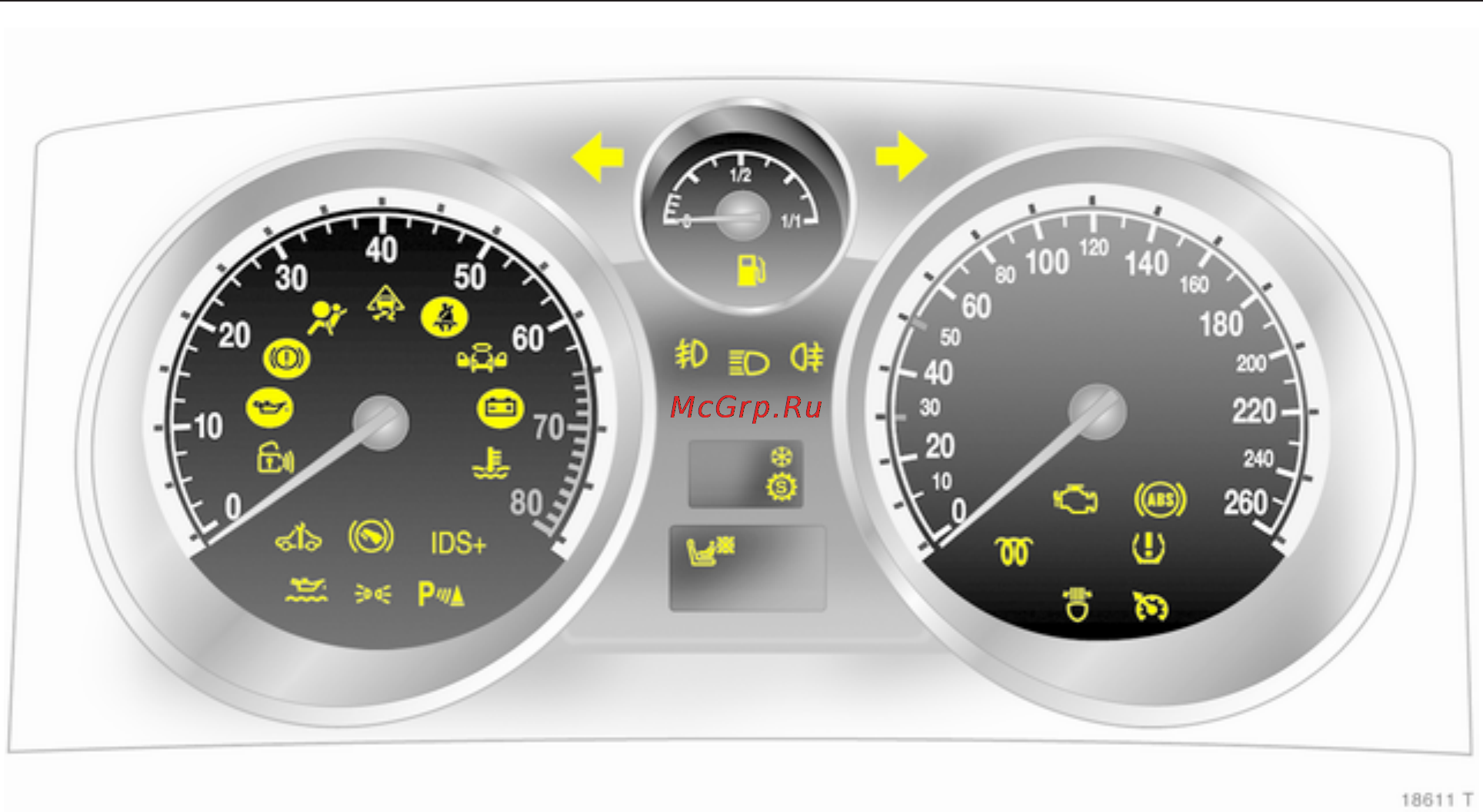 Opel CORSA MY 9.5 (2009) [97/258] Приборы и средства управления 97