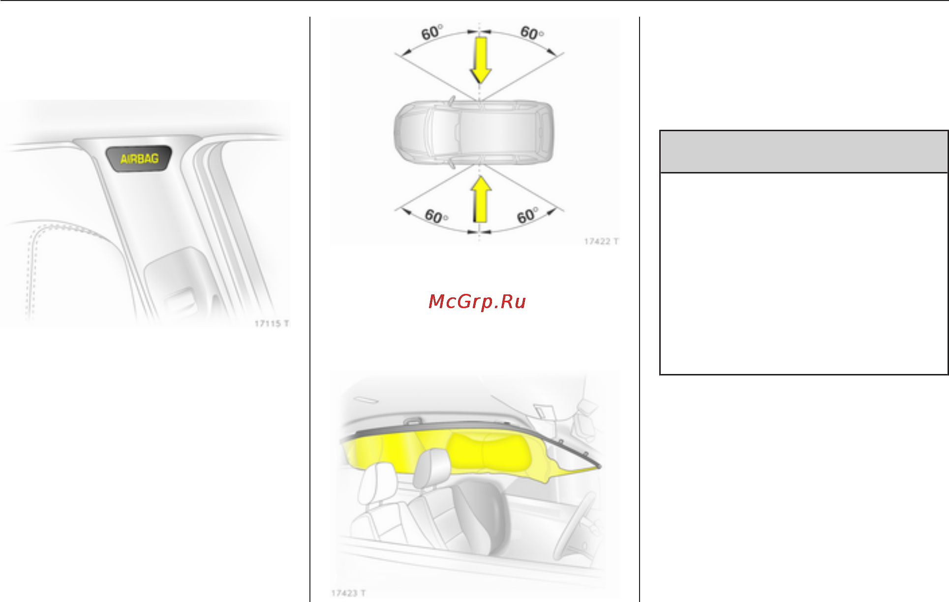 Opel ZAFIRA MY 11.5 (2011) [69/248] Сиденья система пассивной безопасности 69