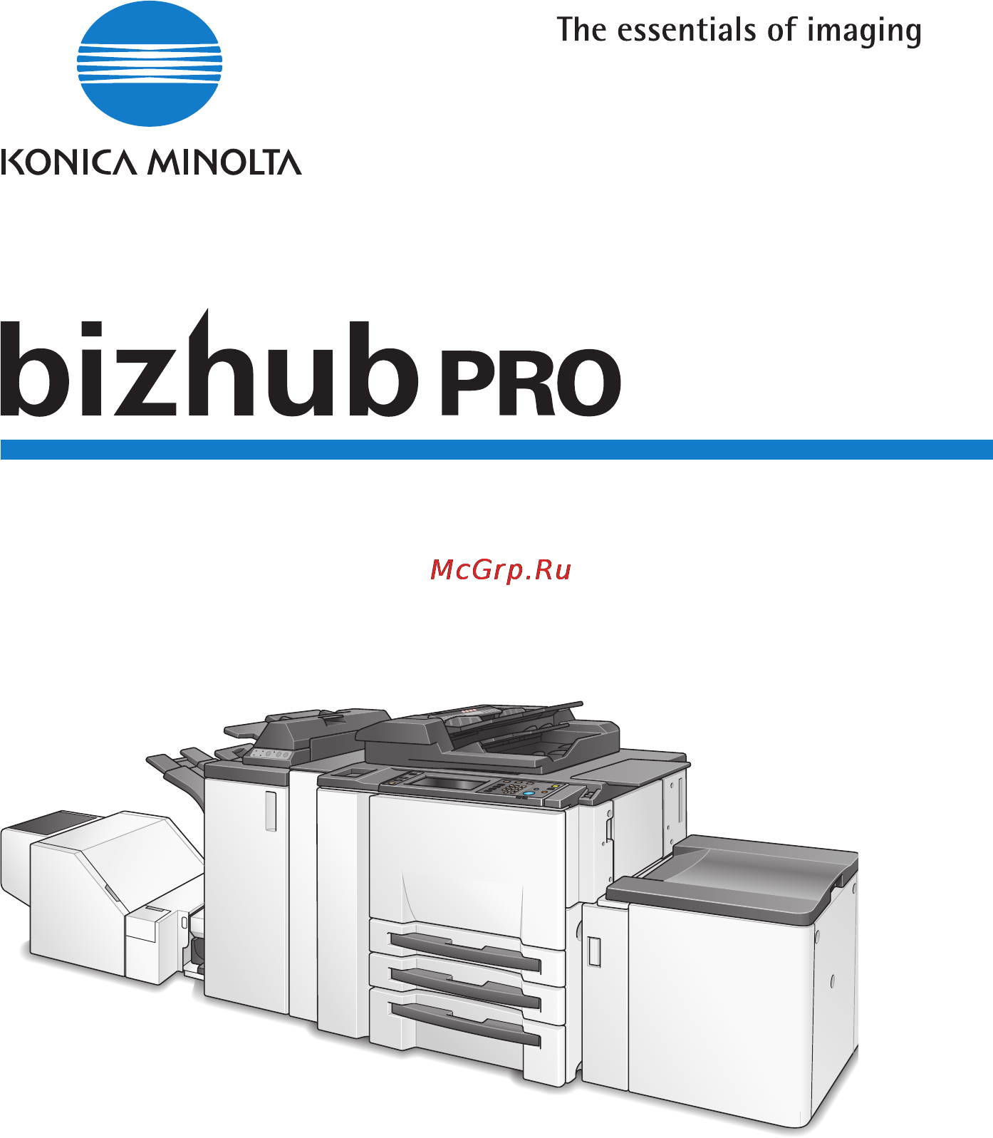 Konica Minolta bizhub PRO 920 Инструкция по эксплуатации онлайн