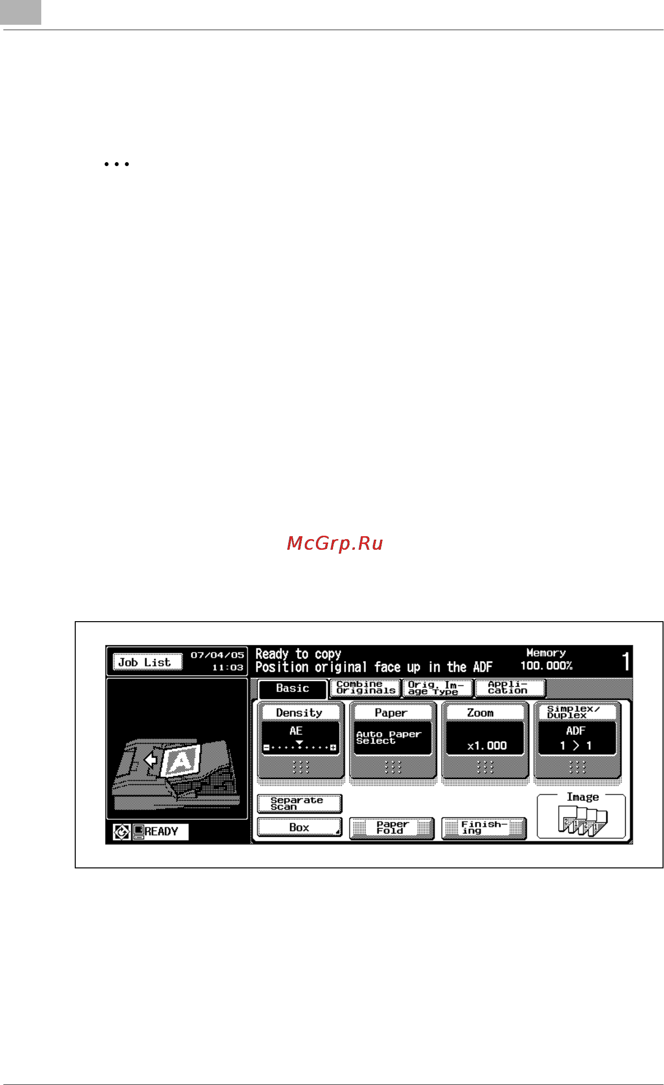 Konica Minolta bizhub PRO 920 [154/980] To make a basic copy