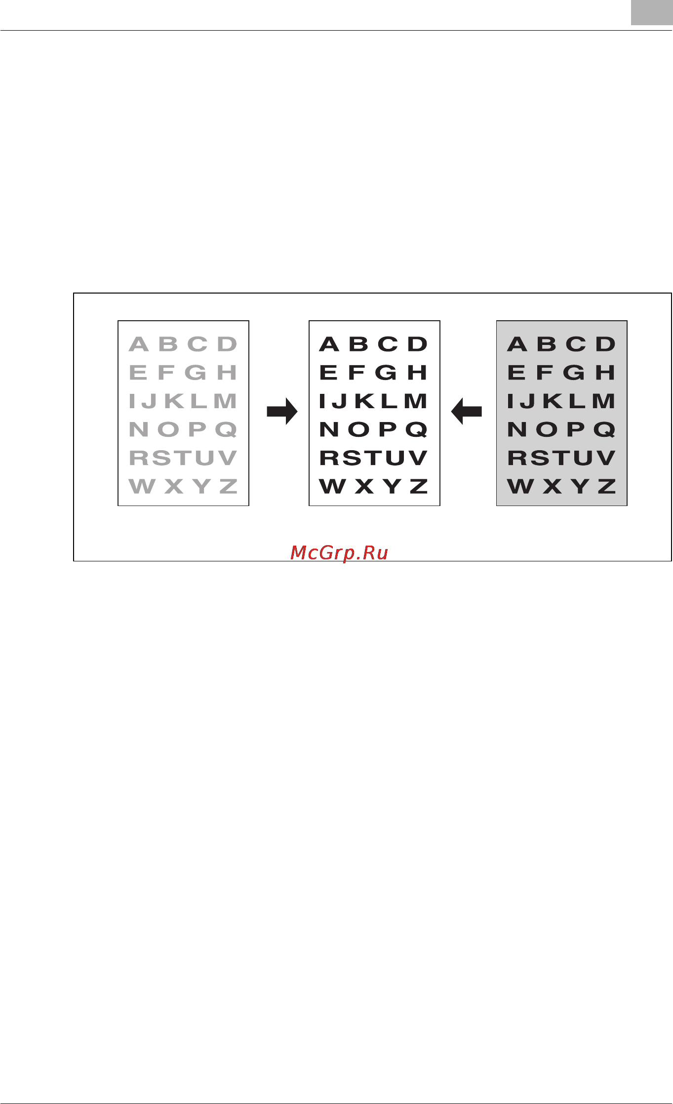 Konica Minolta bizhub PRO 920 [175/980] Selecting exposure level and adjusting background whiteness