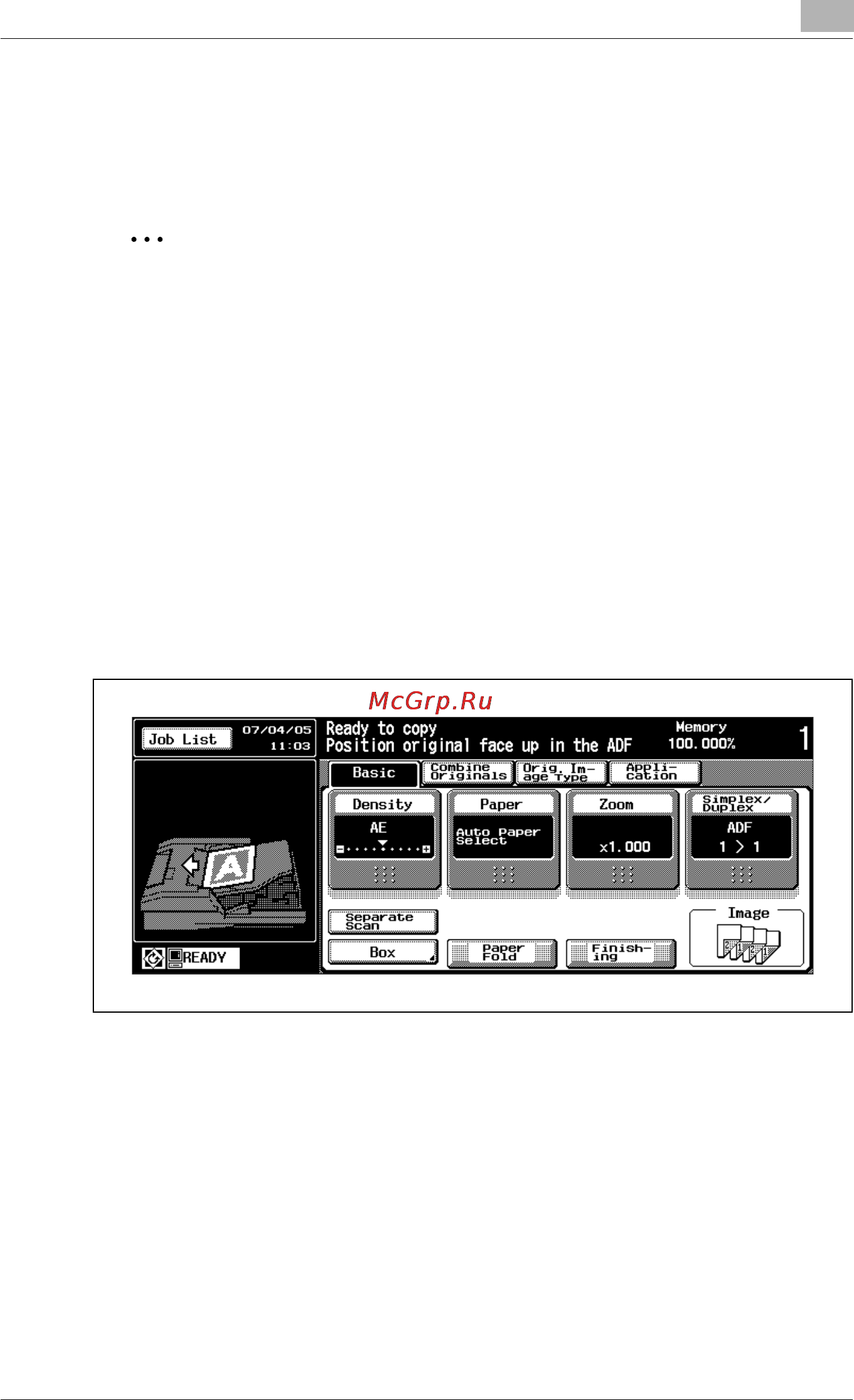 Konica Minolta bizhub PRO 920 [243/980] To set application function