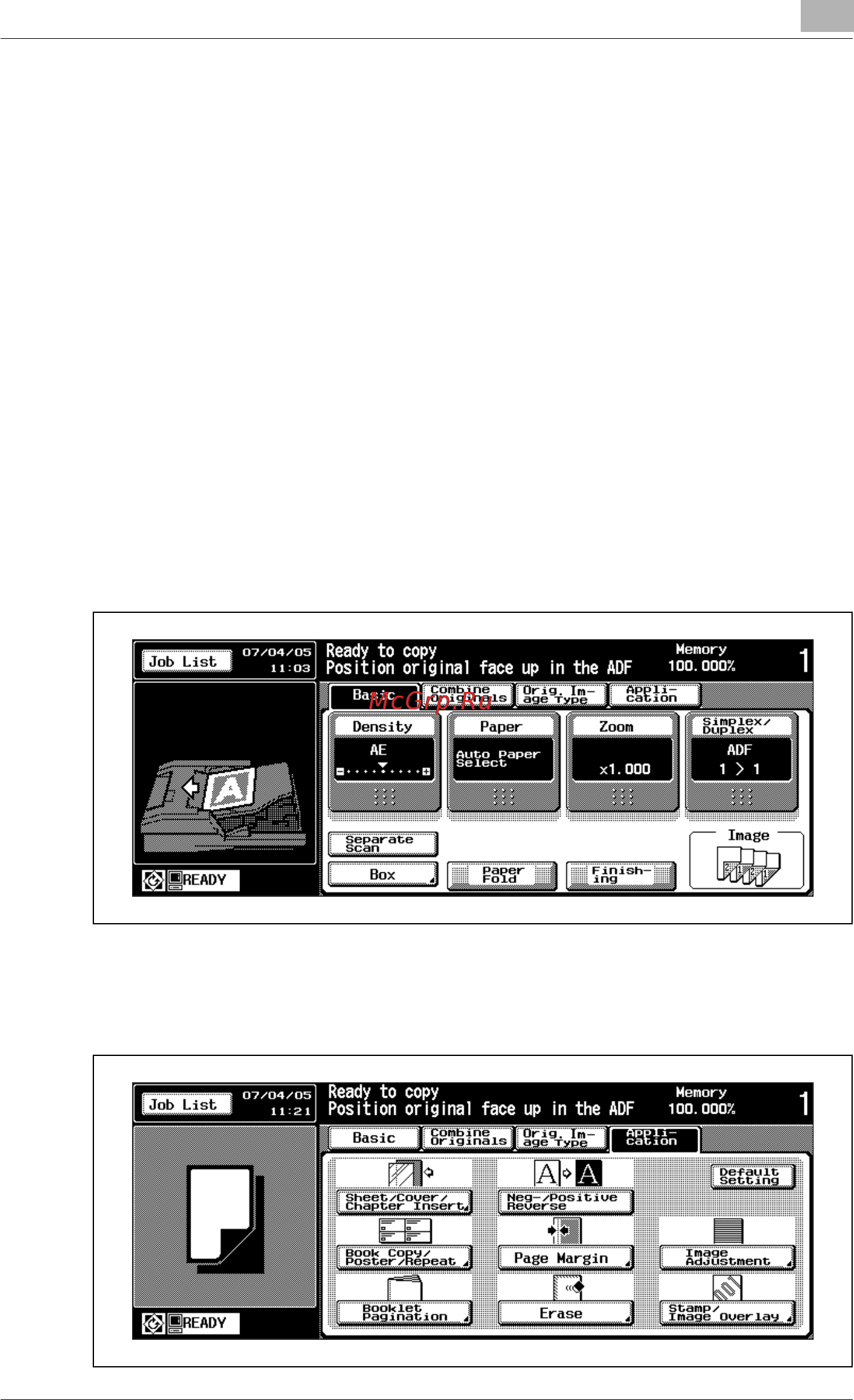 Konica Minolta bizhub PRO 920 [273/980] To set size auto detect and repeat modes of image repeat