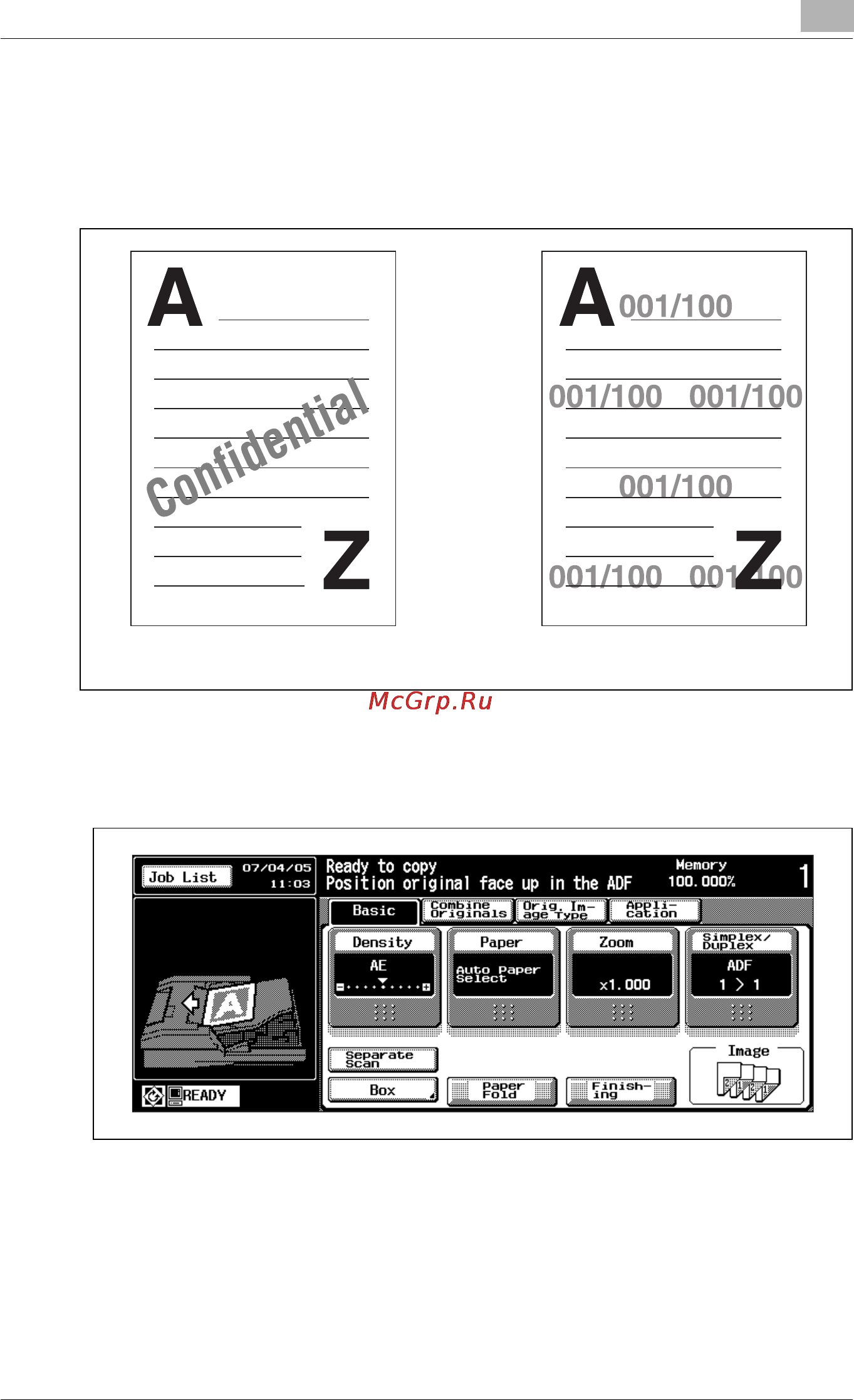 Konica Minolta bizhub PRO 920 [315/980] To set watermark function