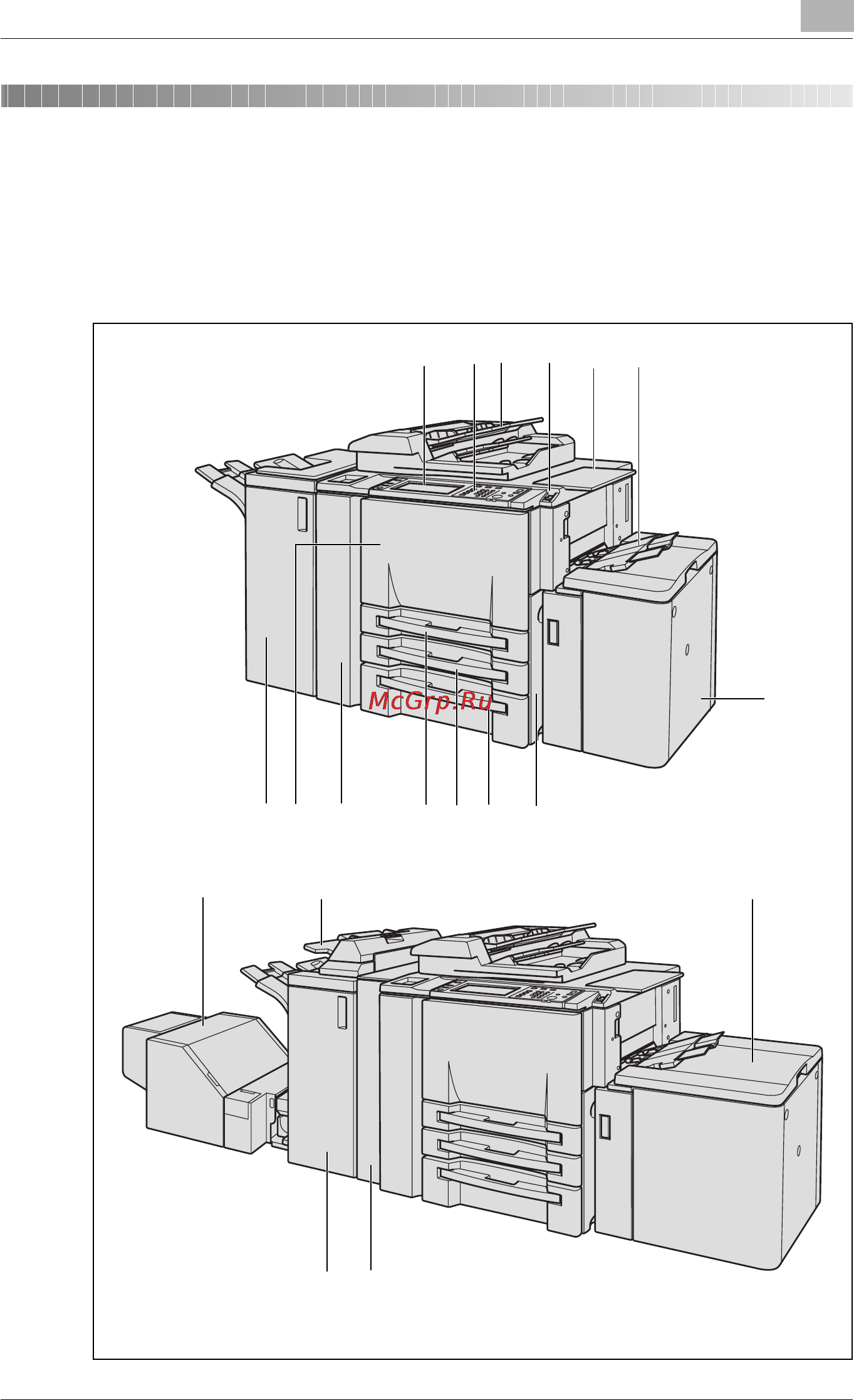 Konica Minolta bizhub PRO 920 [39/980] Machine configuration