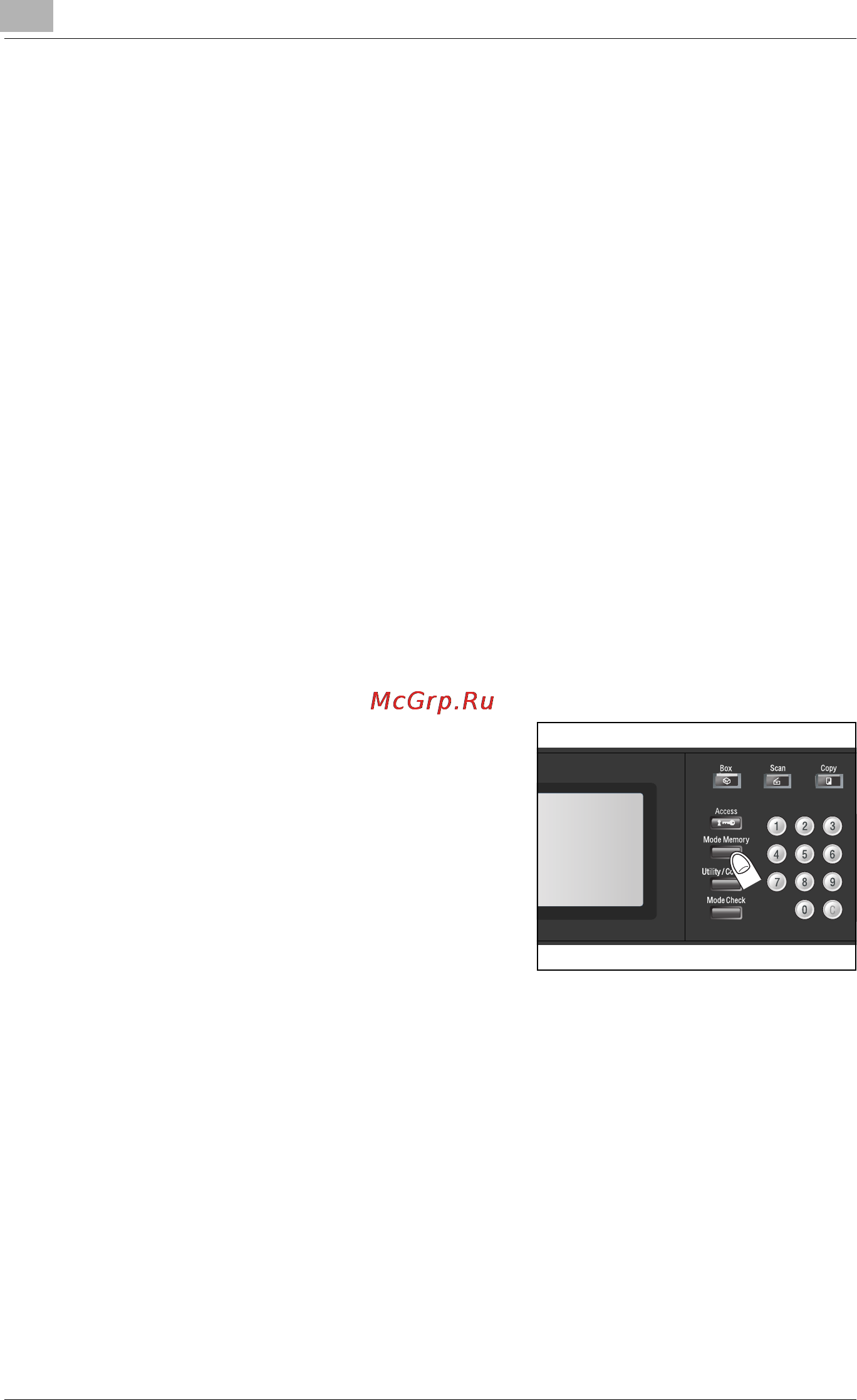 Konica Minolta bizhub PRO 920 [400/980] Recalling stored job settings