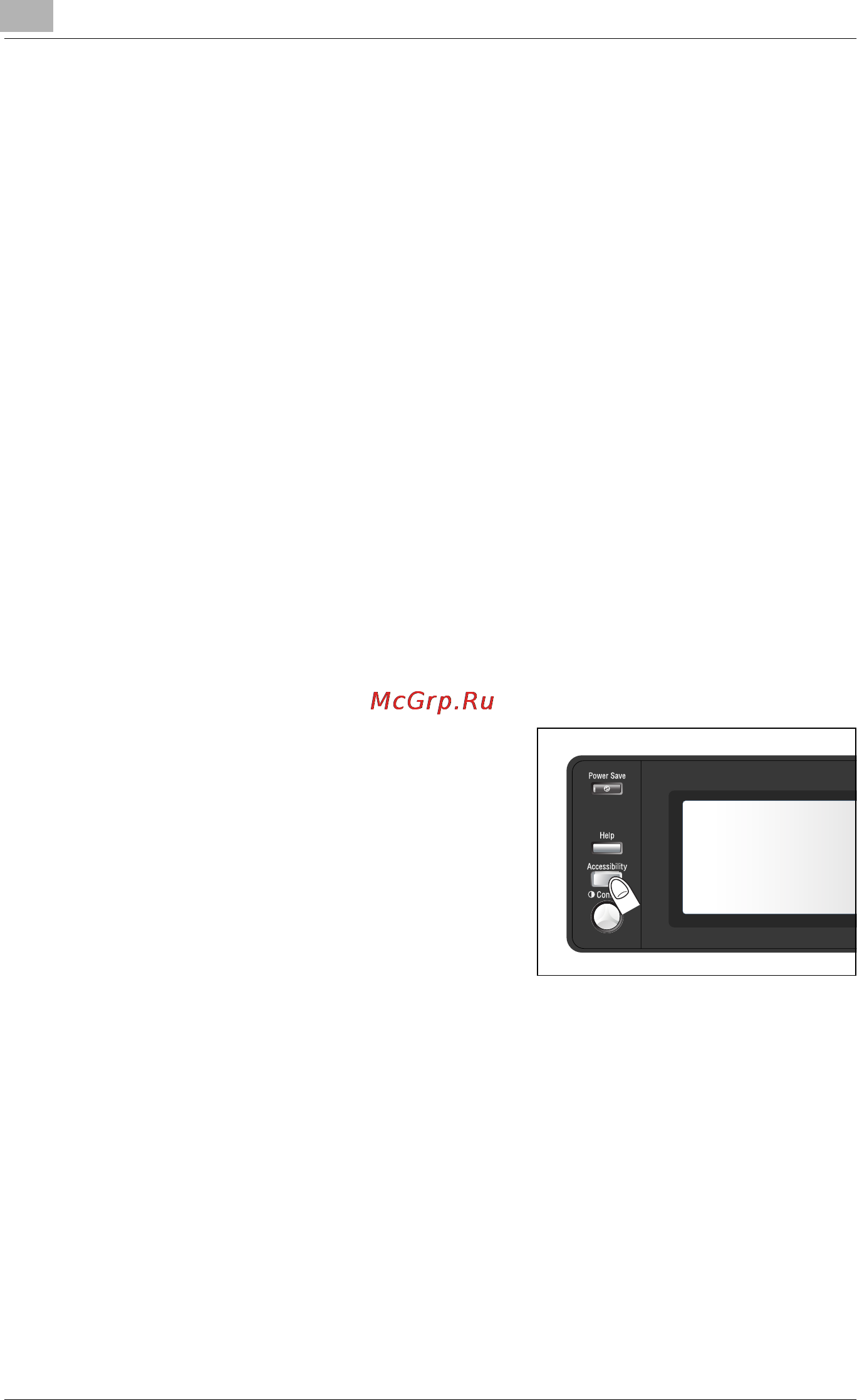 Konica Minolta bizhub PRO 920 [406/980] Adjusting response time of touch keys accessibility