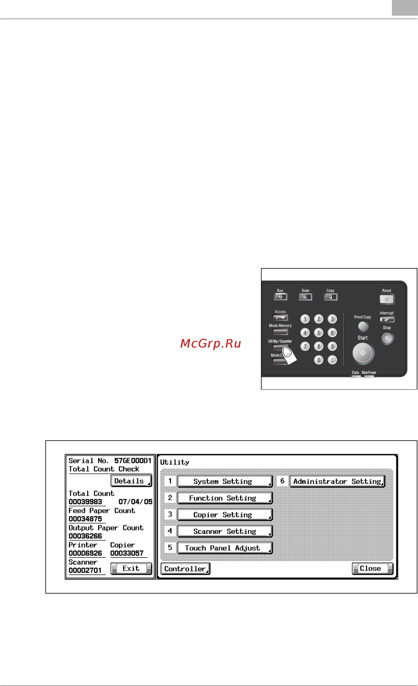 Konica Minolta bizhub PRO 920 [417/980] Change tray setting