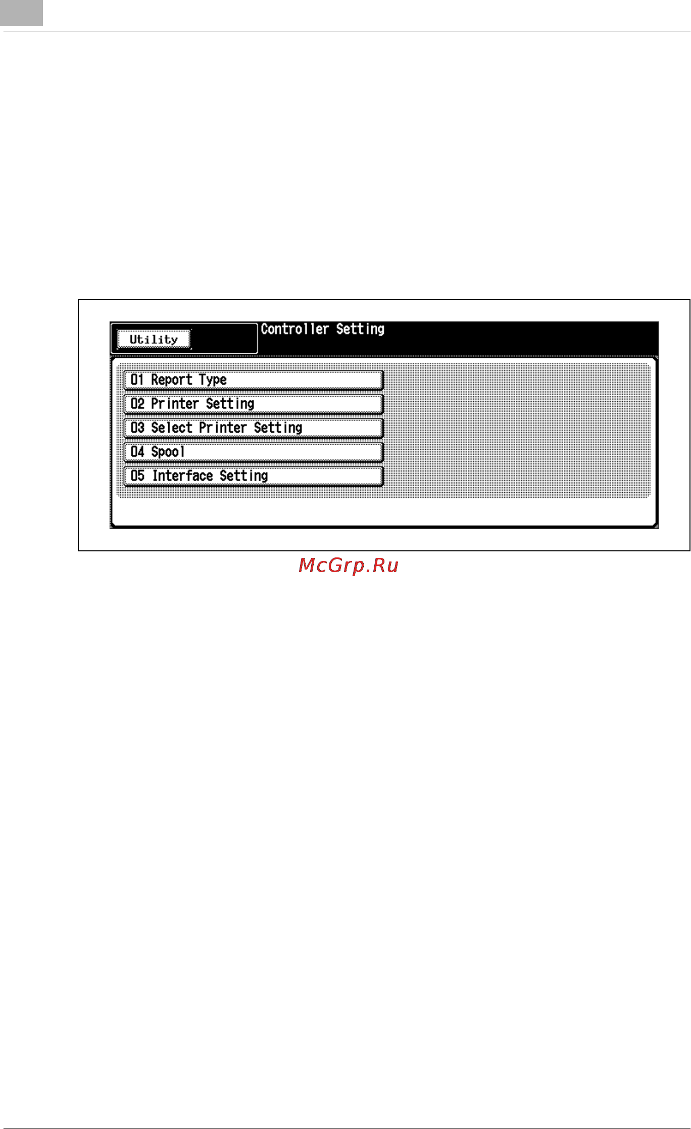 Konica Minolta bizhub PRO 920 [446/980] 03 select printer setting