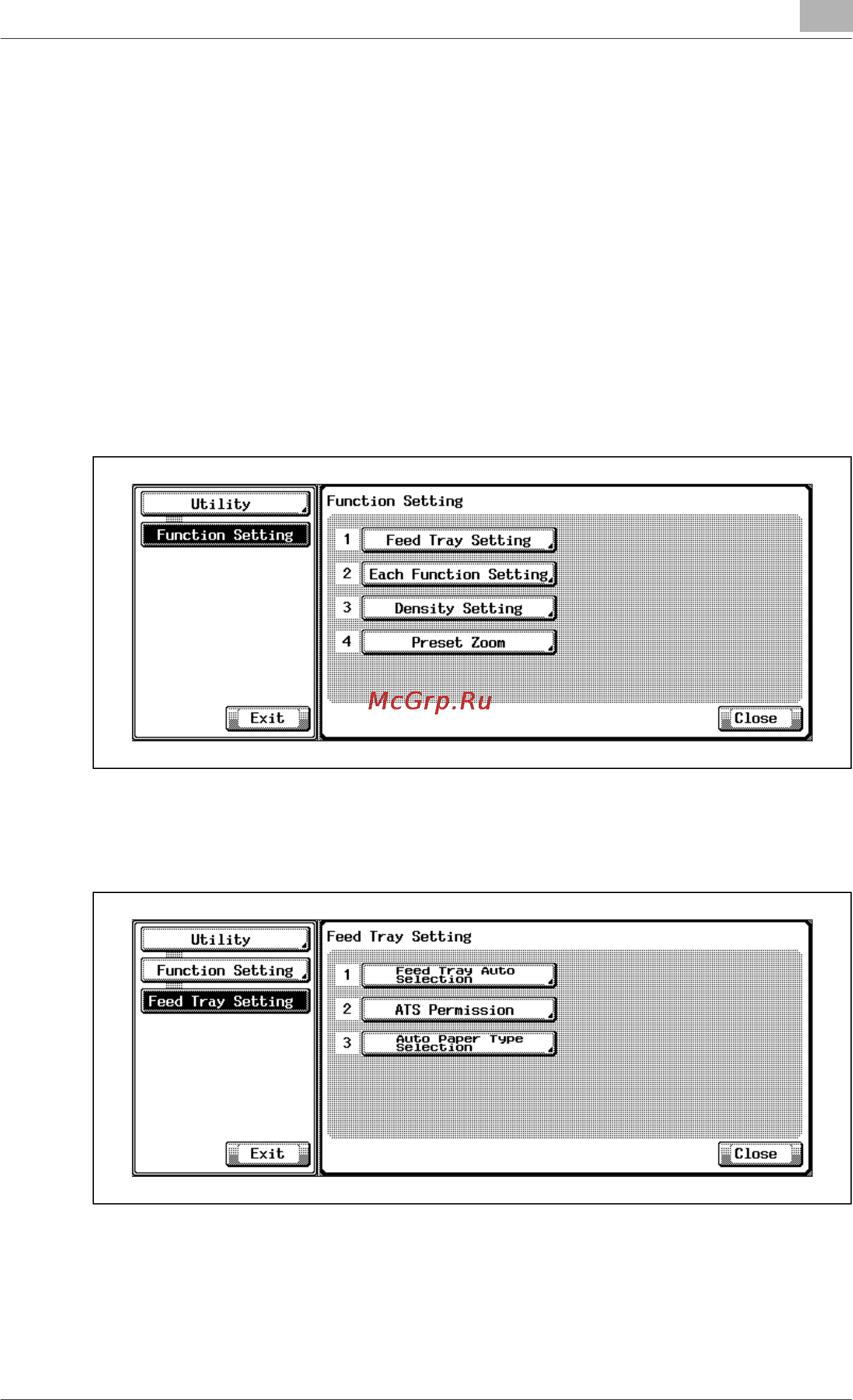 Konica Minolta bizhub PRO 920 [477/980] 2 function setting