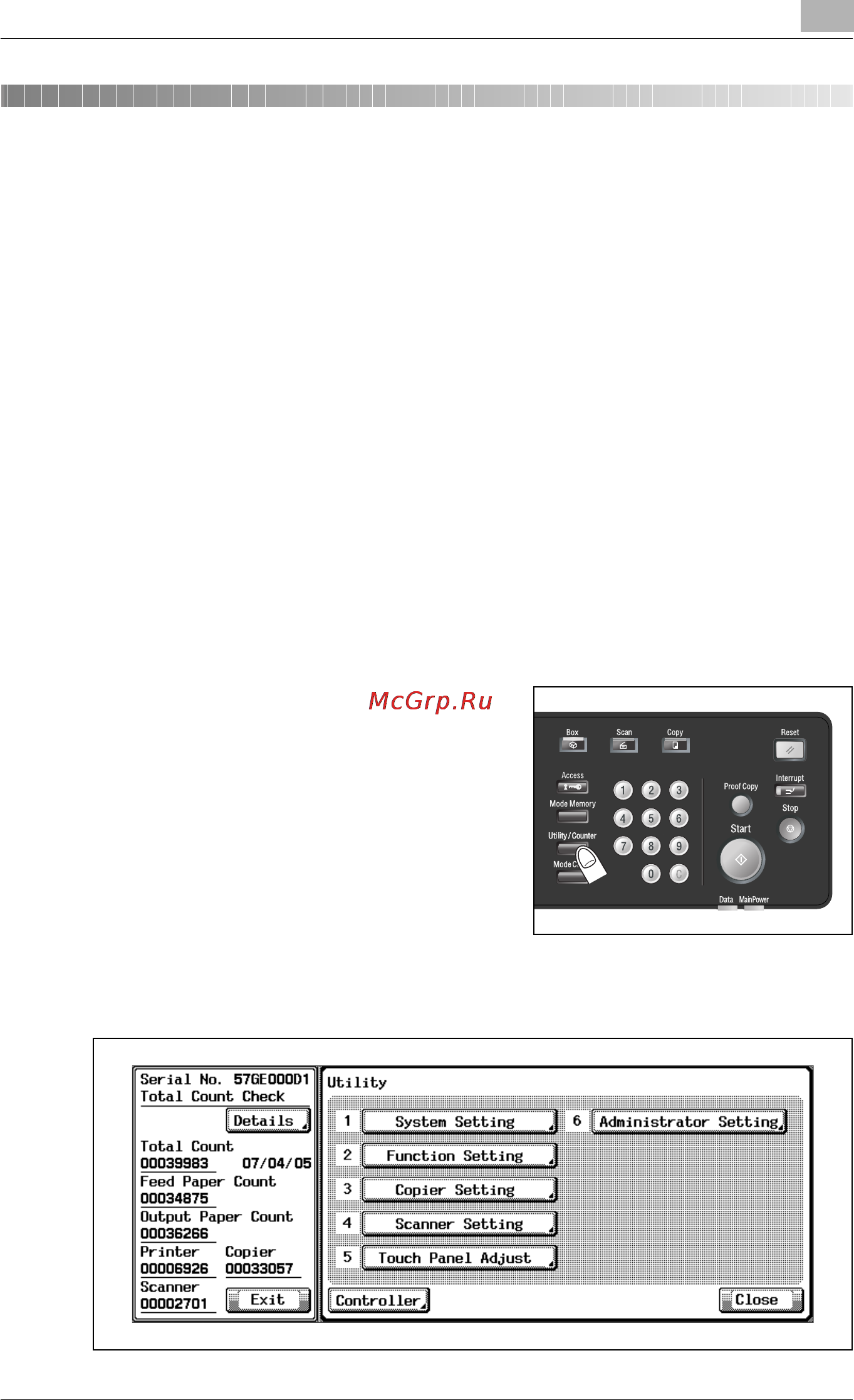 Konica Minolta bizhub PRO 920 [527/980] Administrator setting outlines
