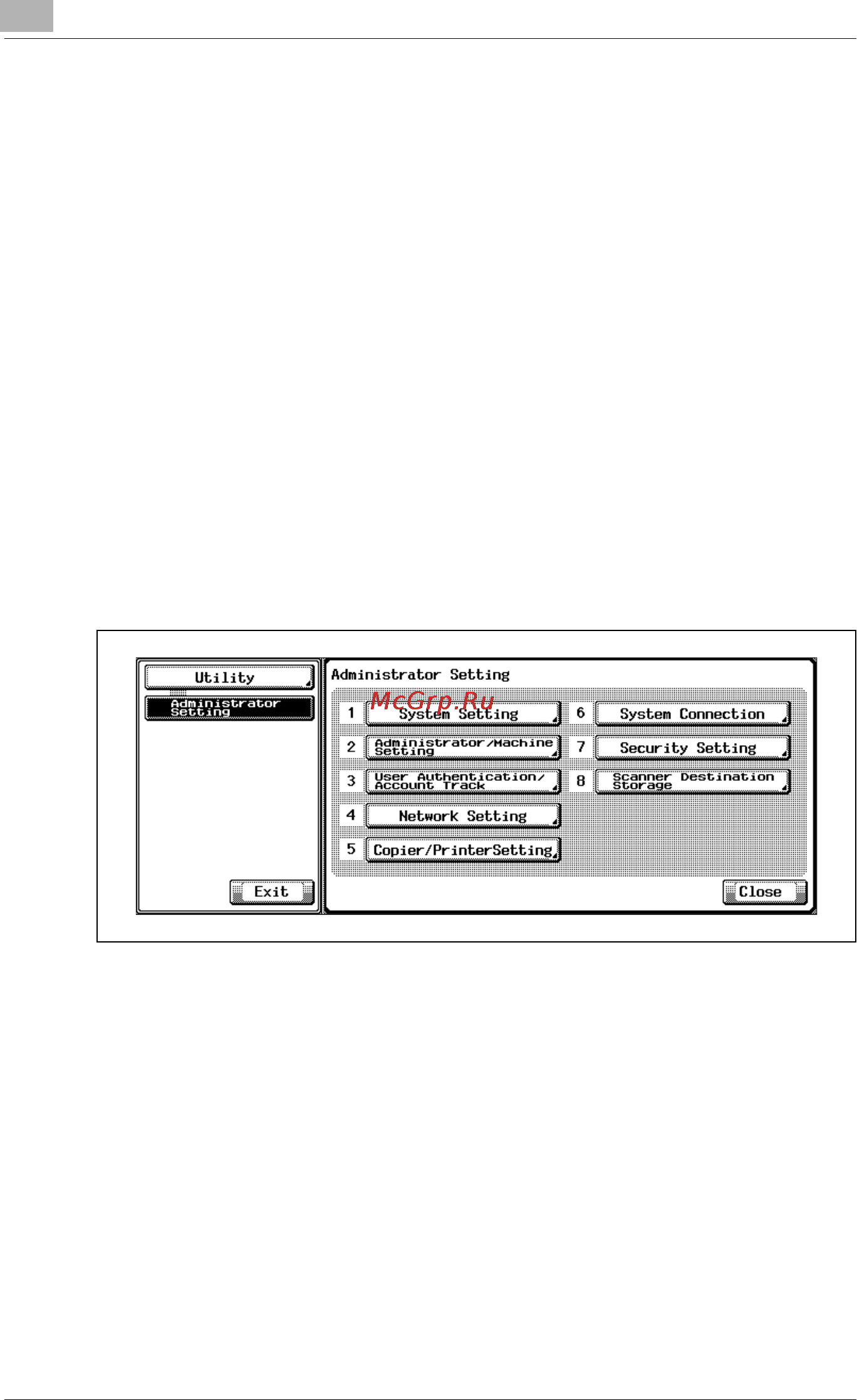 Konica Minolta bizhub PRO 920 [616/980] User authentication setting