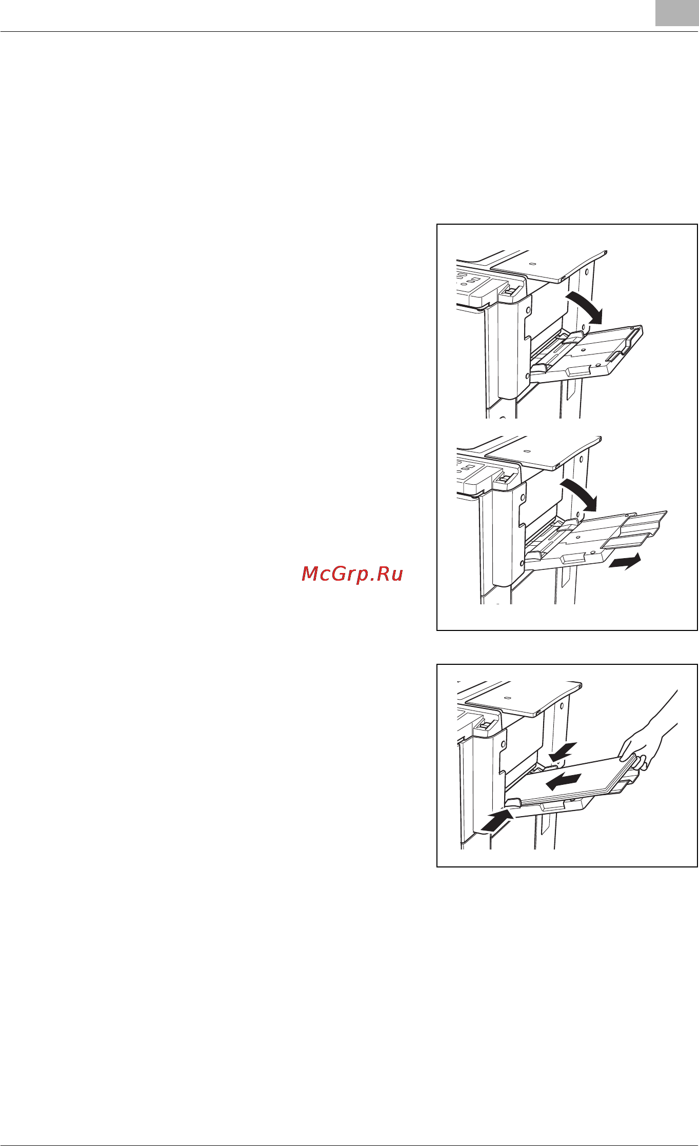 Konica Minolta bizhub PRO 920 [89/980] Loading paper in multi sheet bypass tray