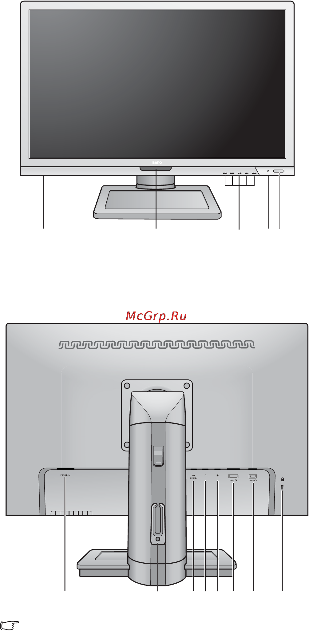 Benq BL2400PT [7/46] Начальные сведения о мониторе