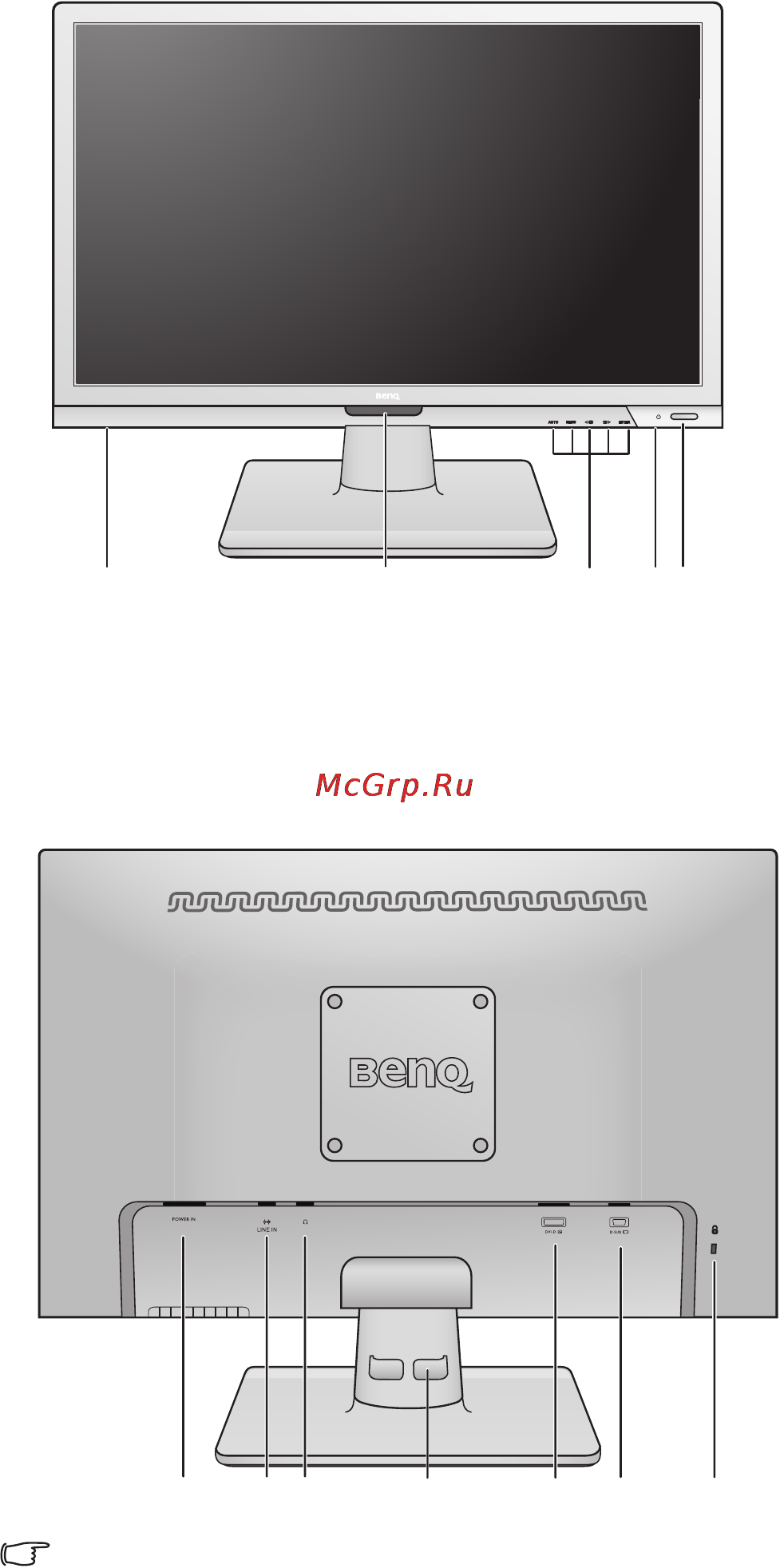 Benq BL221TM [7/43] 11 9 10 8 6 7