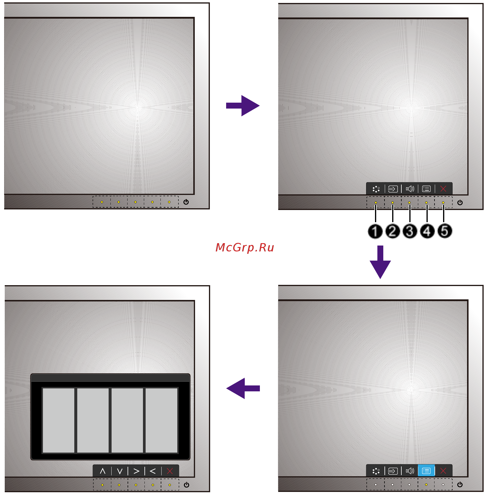 Benq BL2411PT [26/51] Основные операции с меню