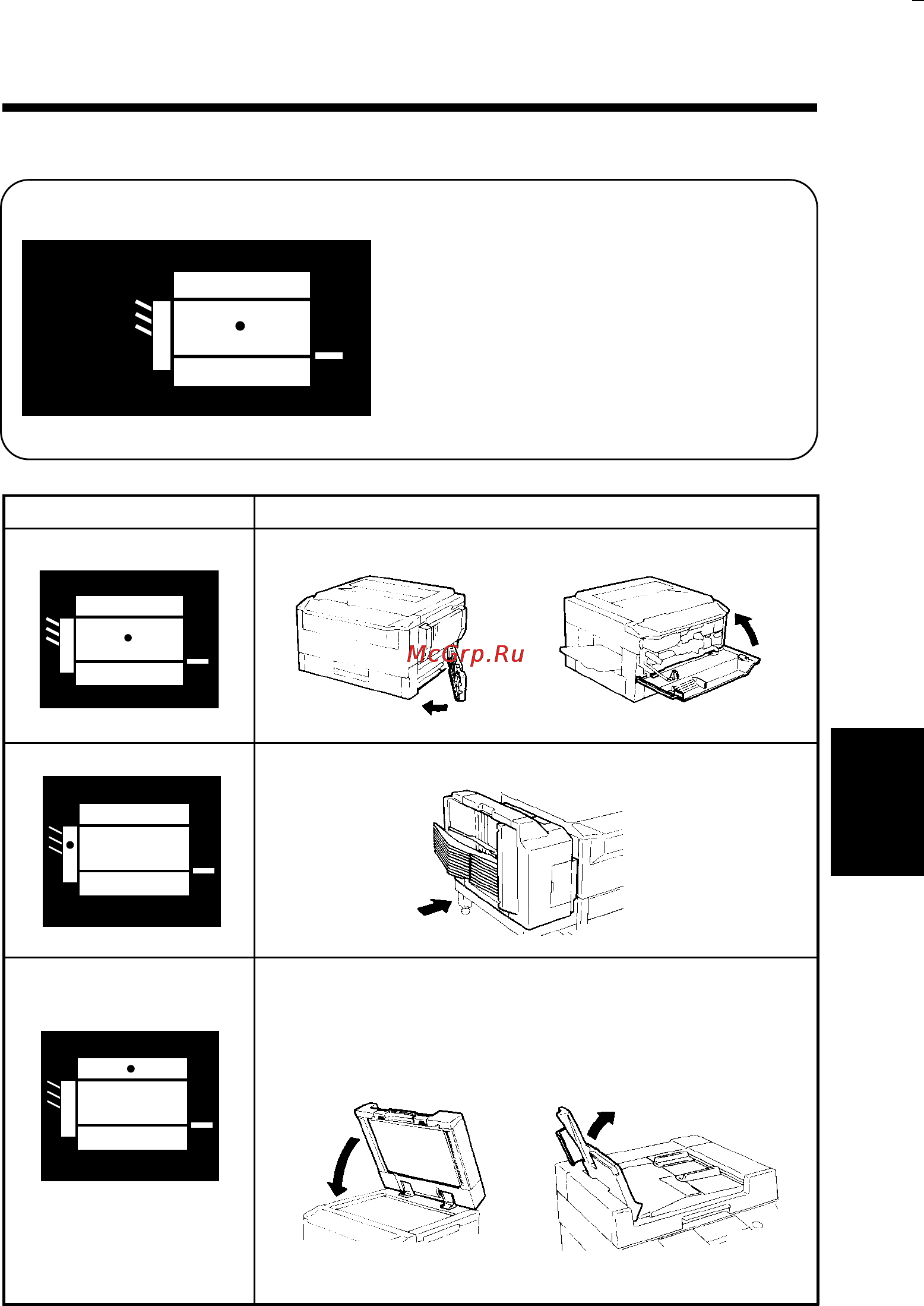 Konica Minolta EP1050 [97/131] Closure failure indicator