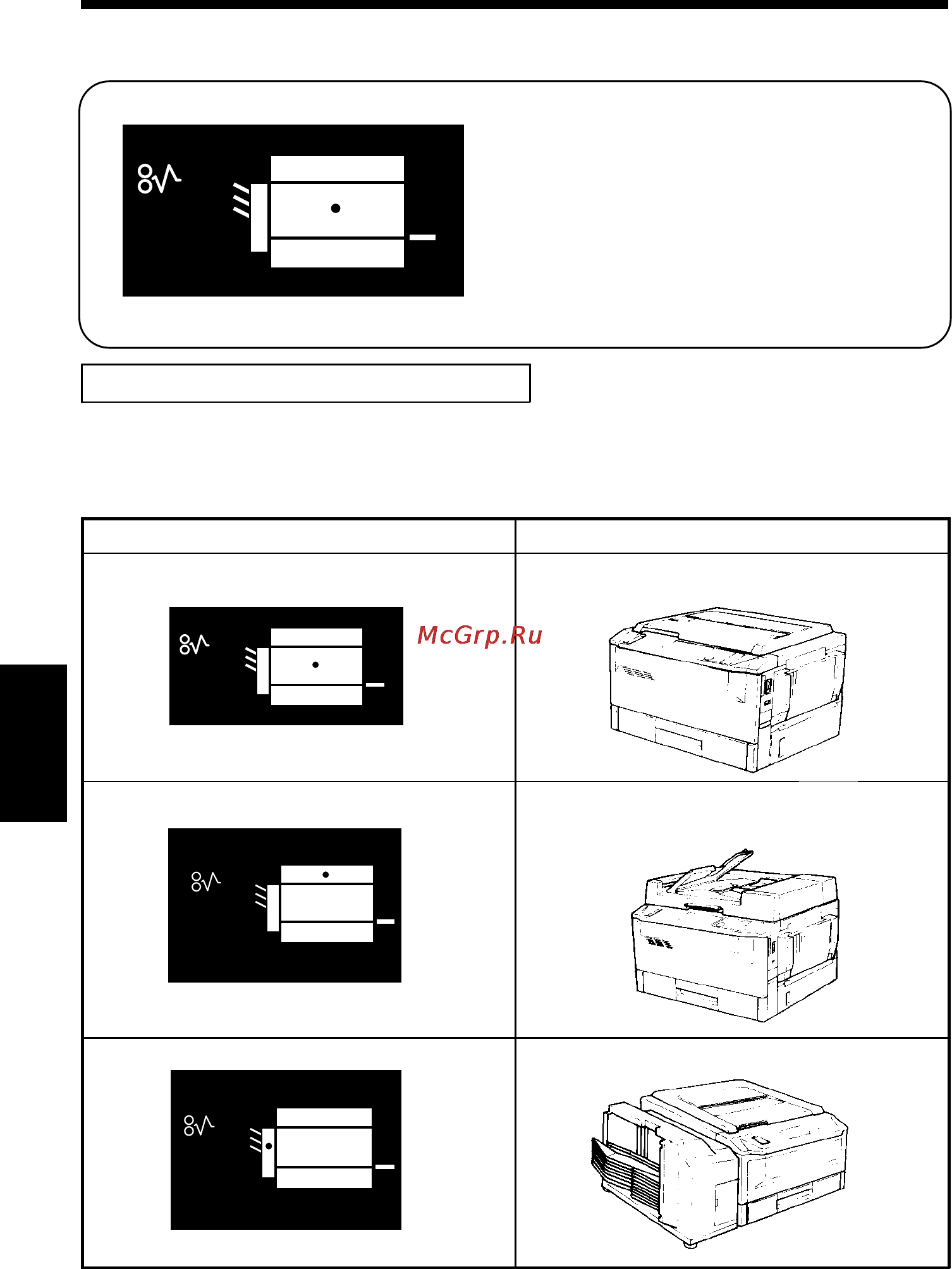 Konica Minolta EP1050 [98/131] Misfeed indicator