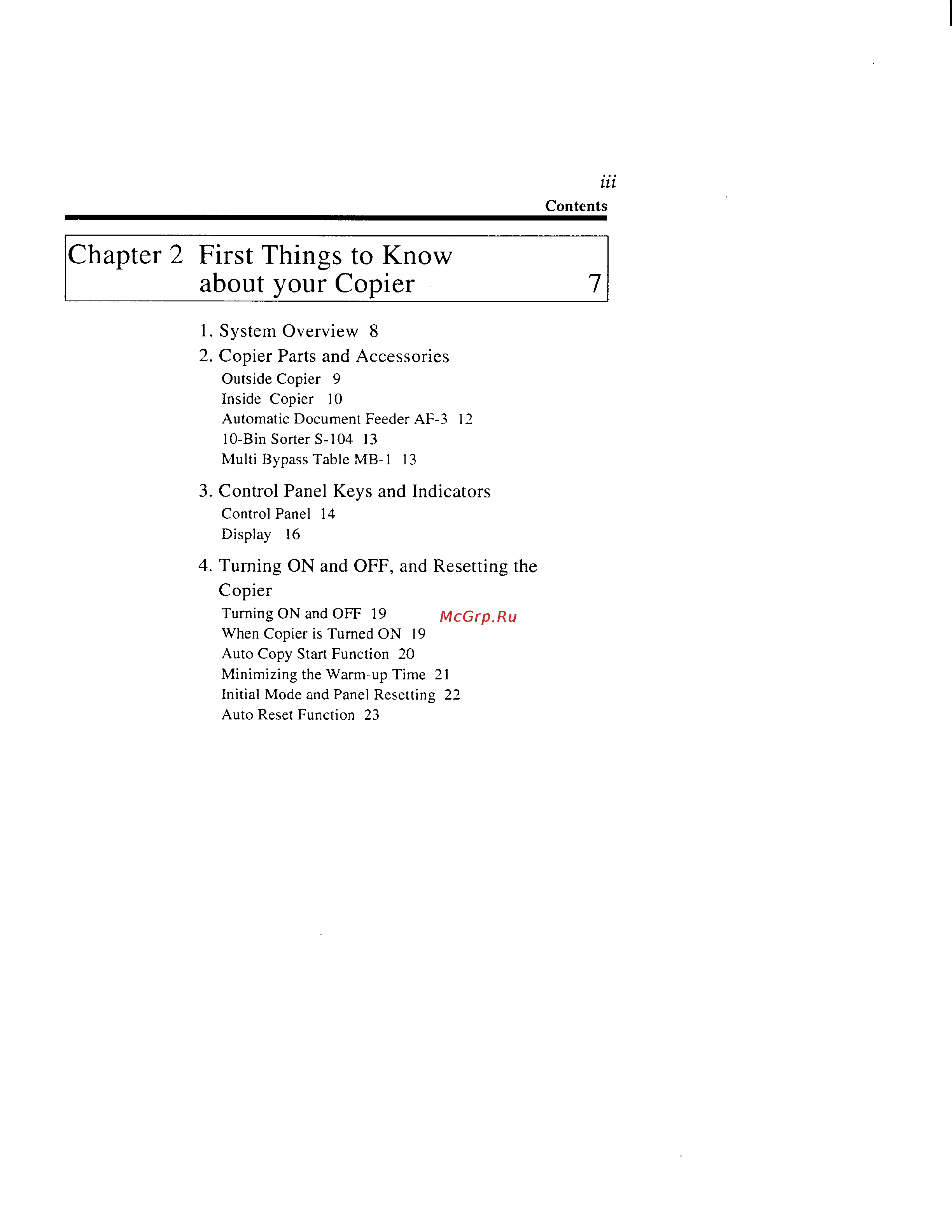 Konica Minolta EP1081 [4/124] Chapter 2 first things to know