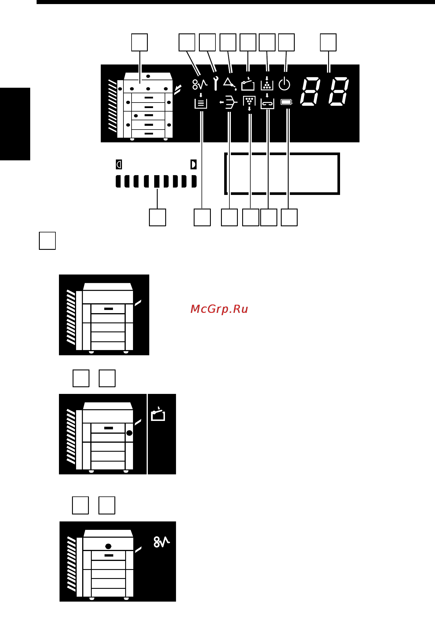 Konica Minolta EP2050 [40/225] Display panel
