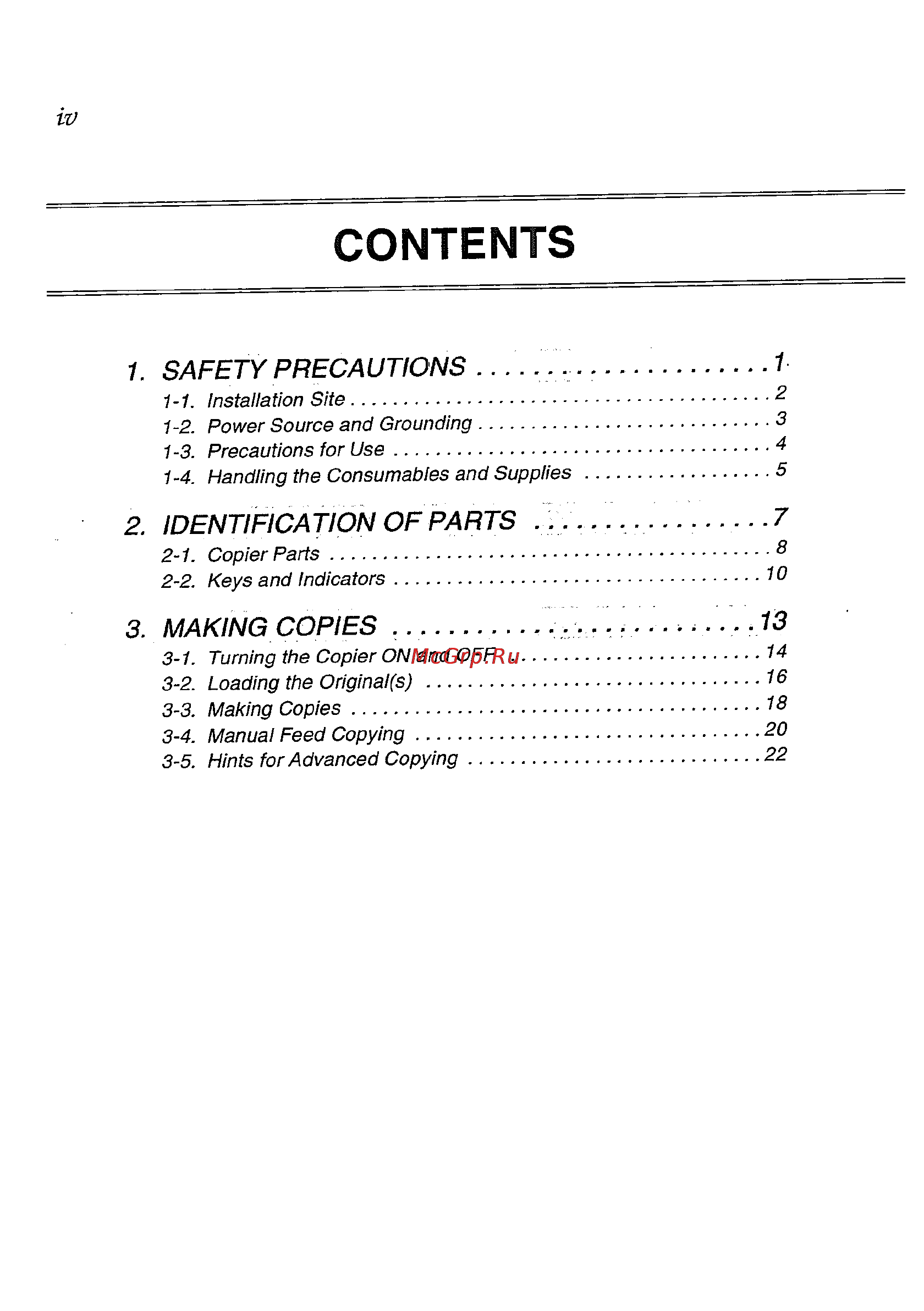 Konica Minolta EP2130 [6/62] Contents