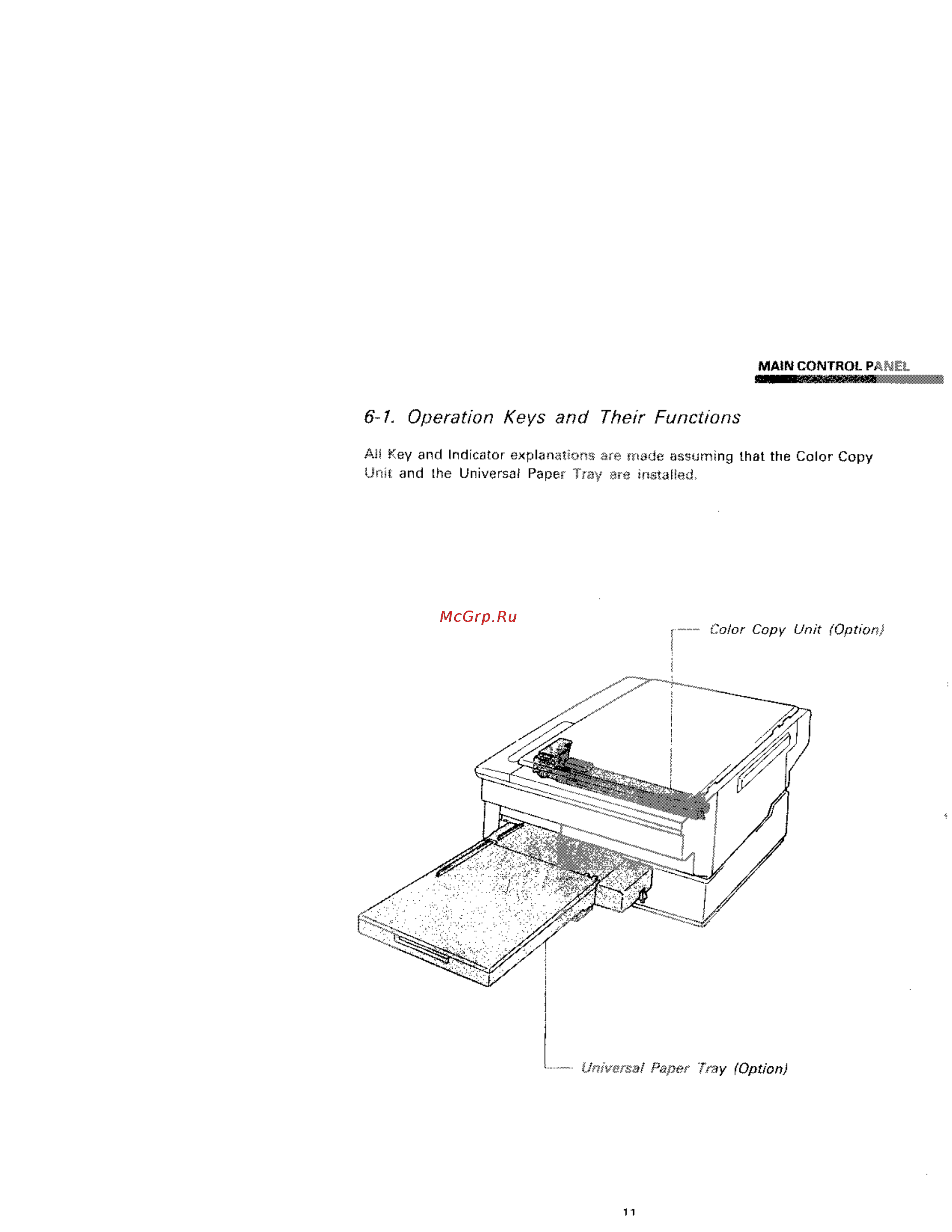 Konica Minolta EP3120 [16/62] 1 operation keys and their functions