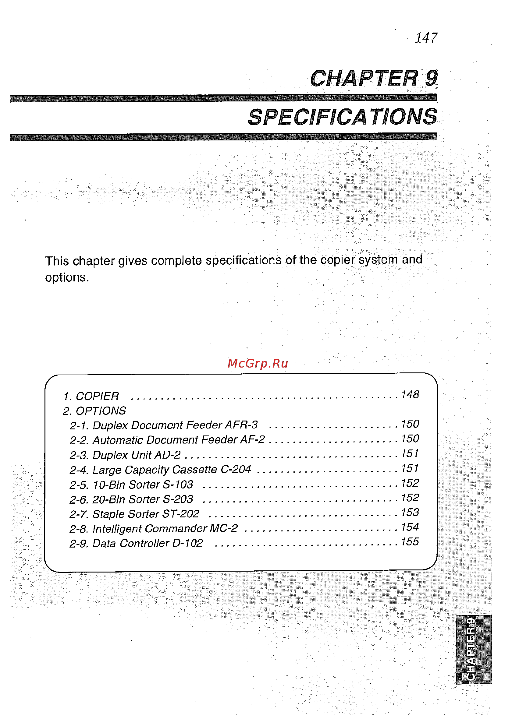 Konica Minolta EP5425 [161/170] This chapter gives complete