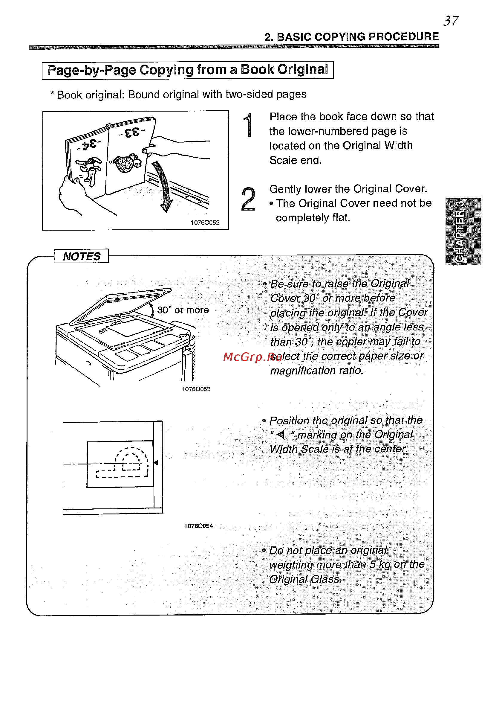 Konica Minolta EP5425 [51/170] Page by page copying from a book original
