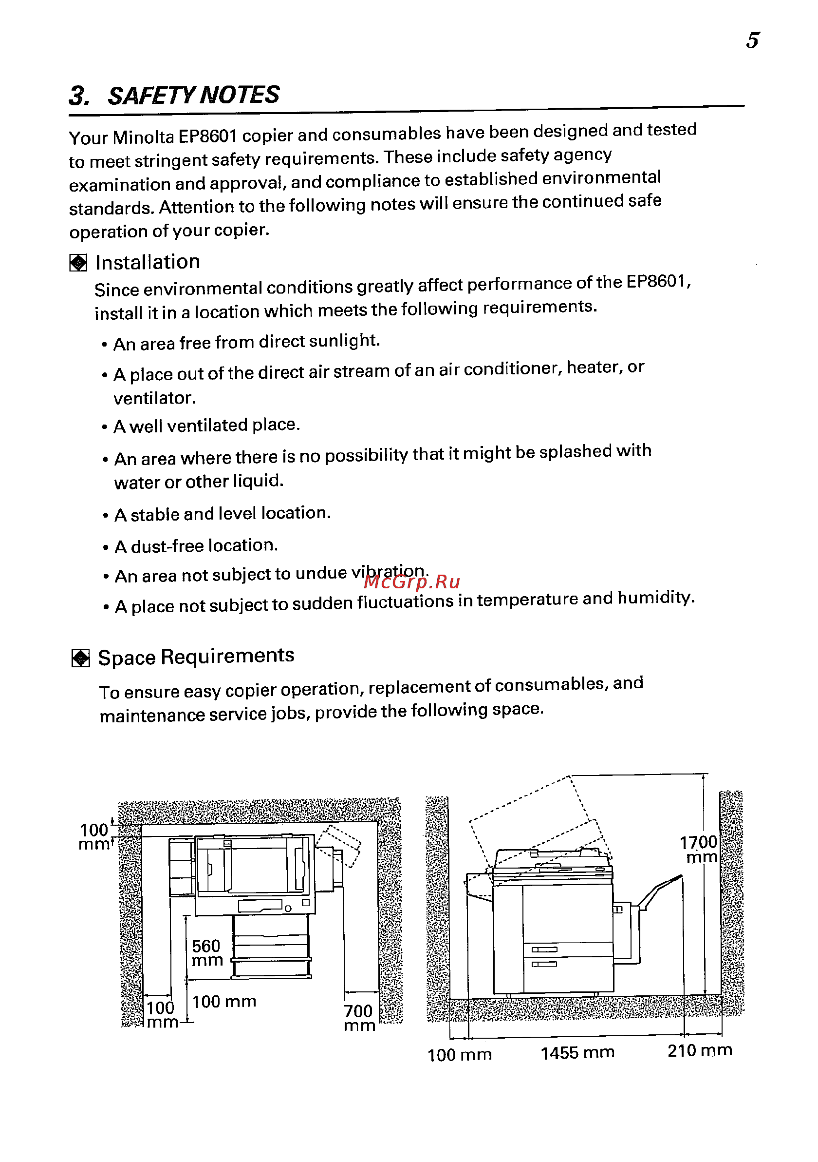 Konica Minolta EP8601 [11/176] Safetynotes_____________________________________