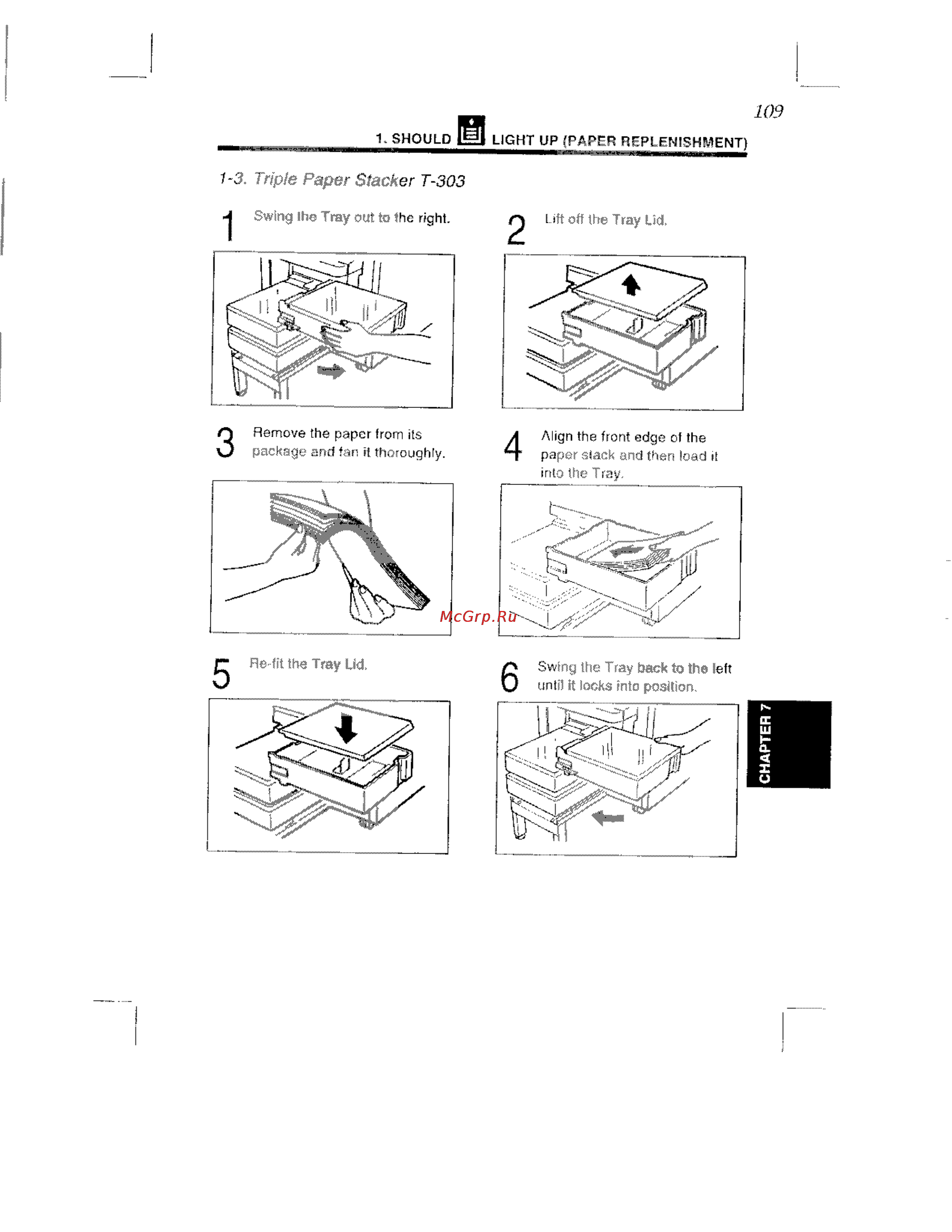 Konica Minolta EP8602 [118/168] 3 triple paper stacker t 303
