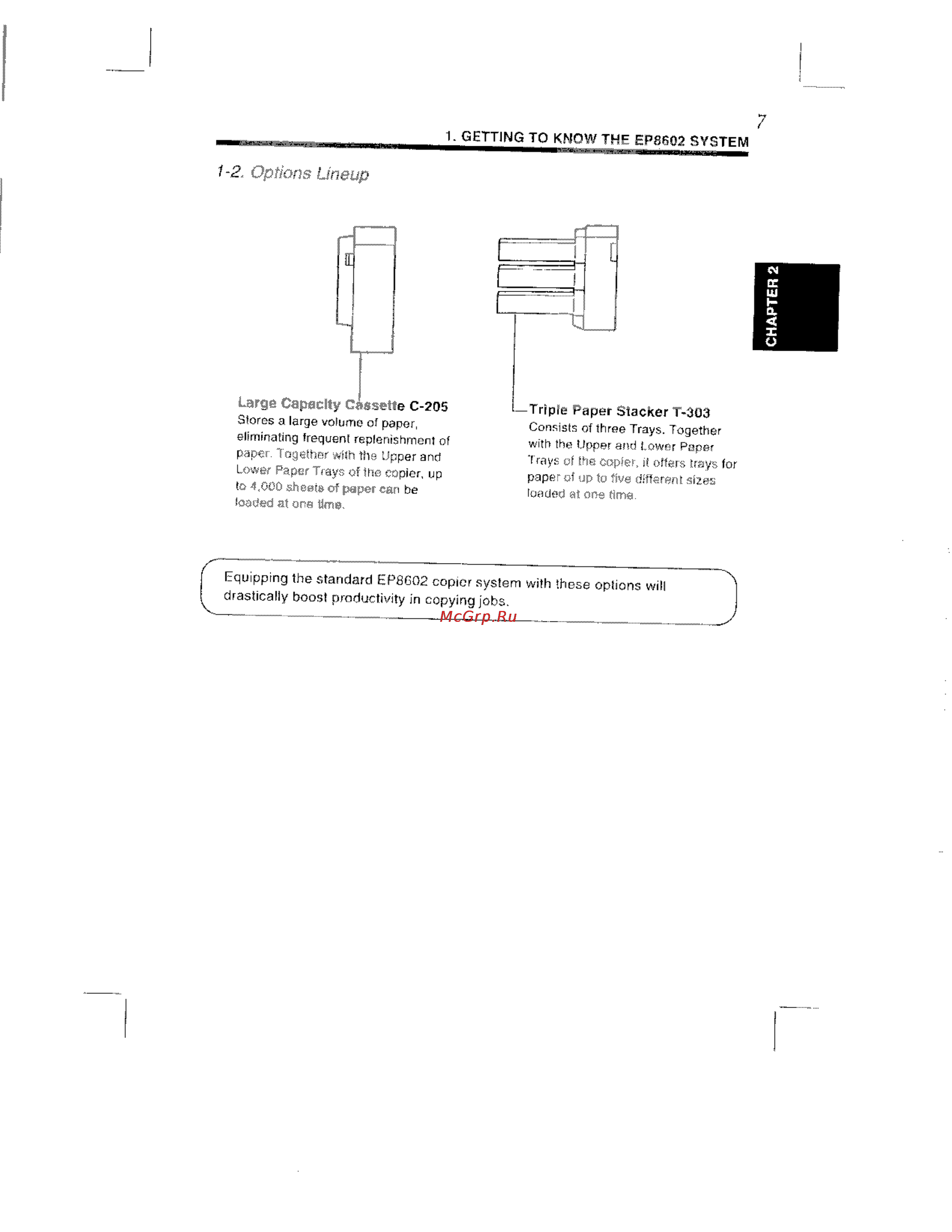 Konica Minolta EP8602 [18/168] 2 options lineup