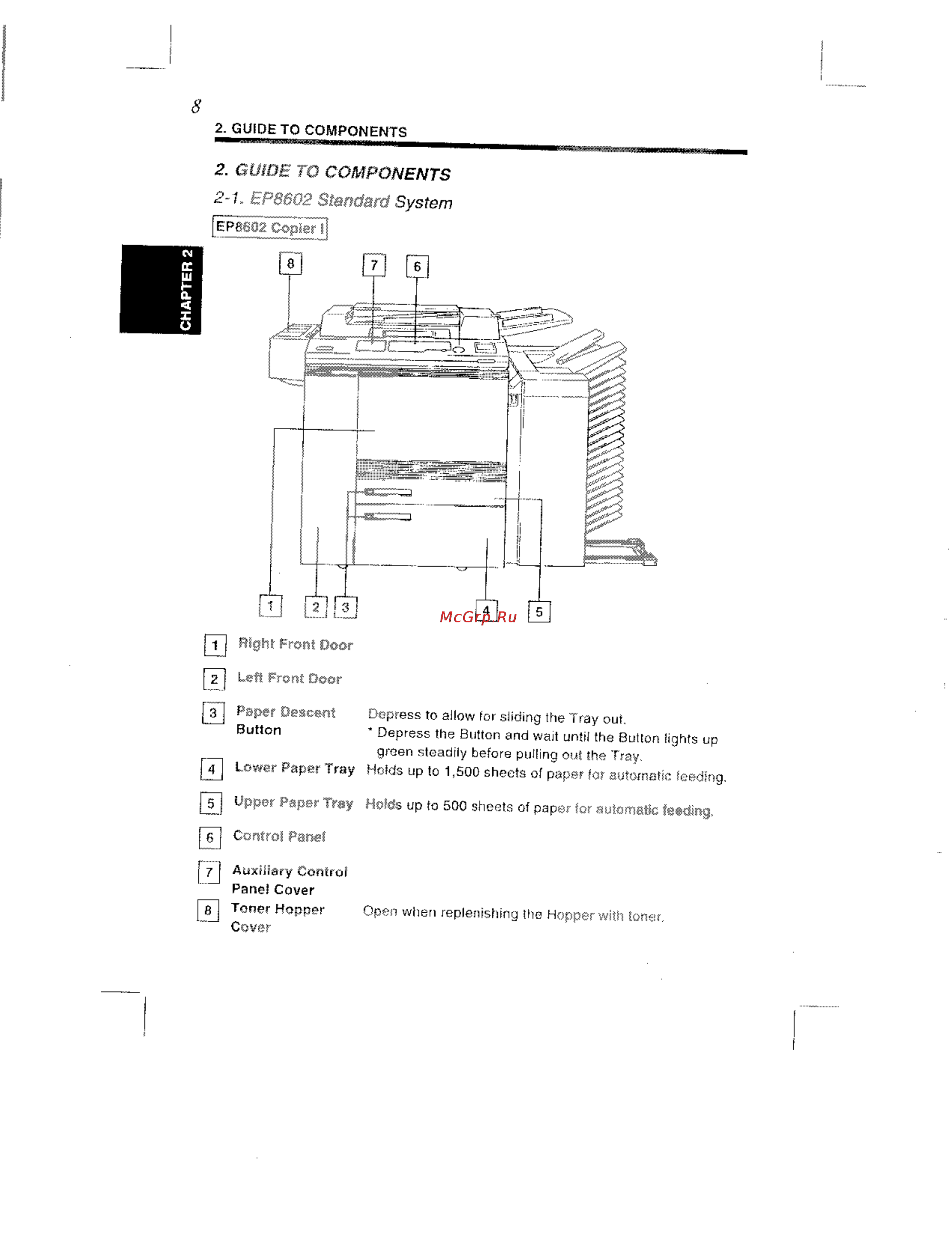 Konica Minolta EP8602 [19/168] 1 ep8602 standard system
