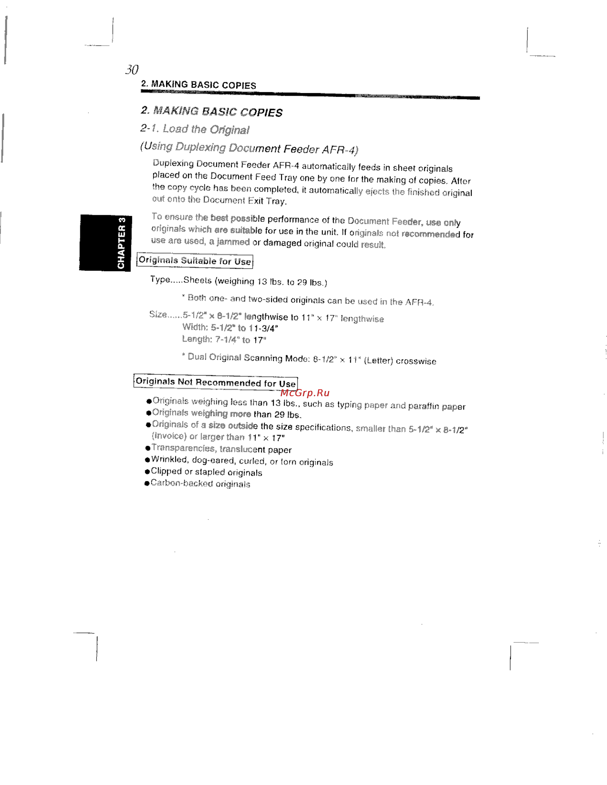 Konica Minolta EP8602 [41/168] Using duplexing document feeder afr 4