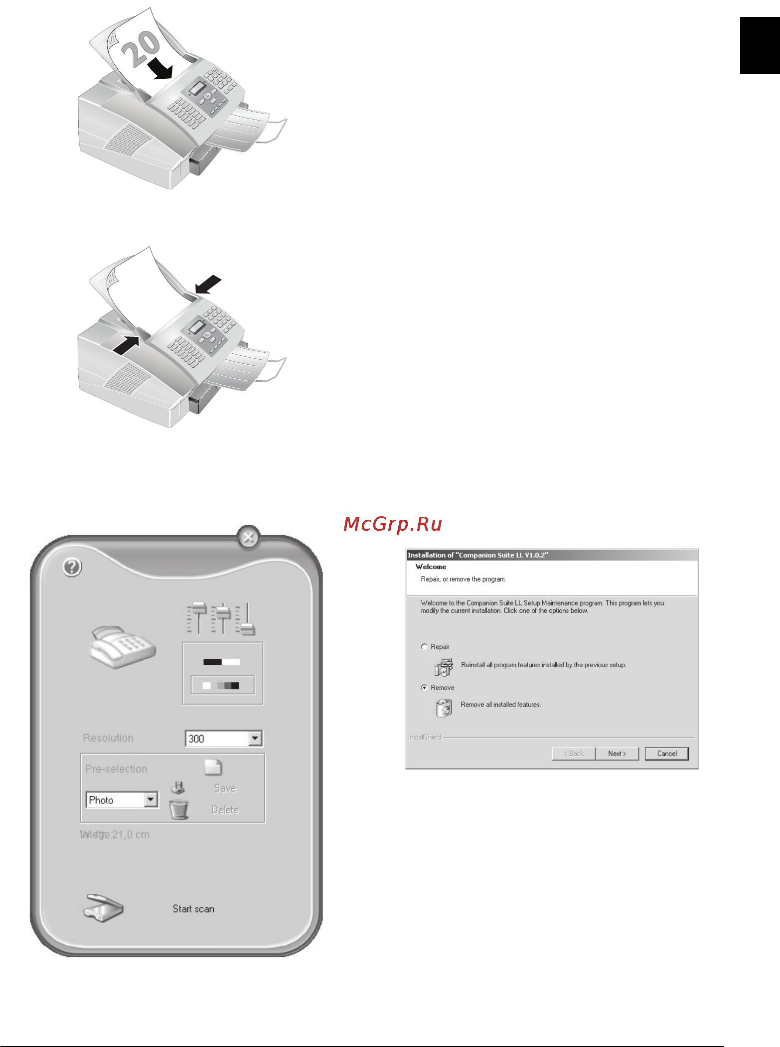 Konica Minolta FAX 1610 [23/40] Uninstalling the software