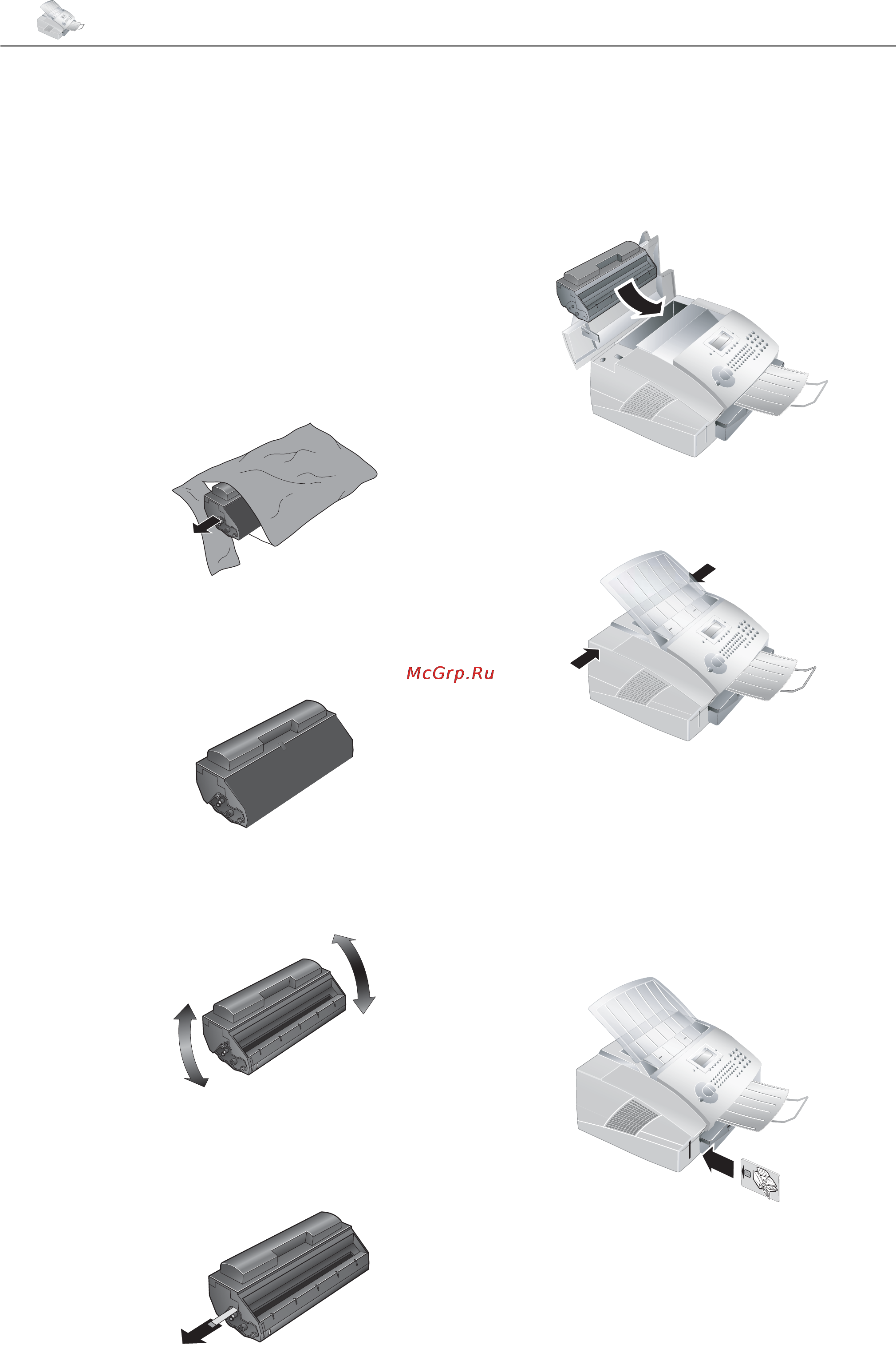 Konica Minolta Fax 1510 [10/44] Insert car