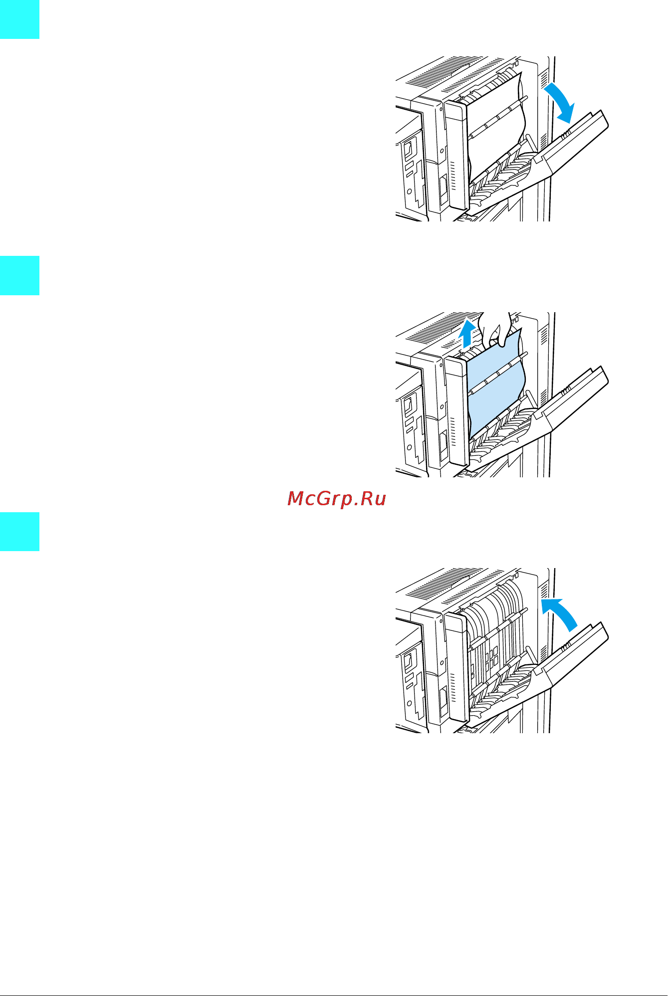 Konica Minolta CF1501 [22/38] To clear a paper misfeed in the duplex unit