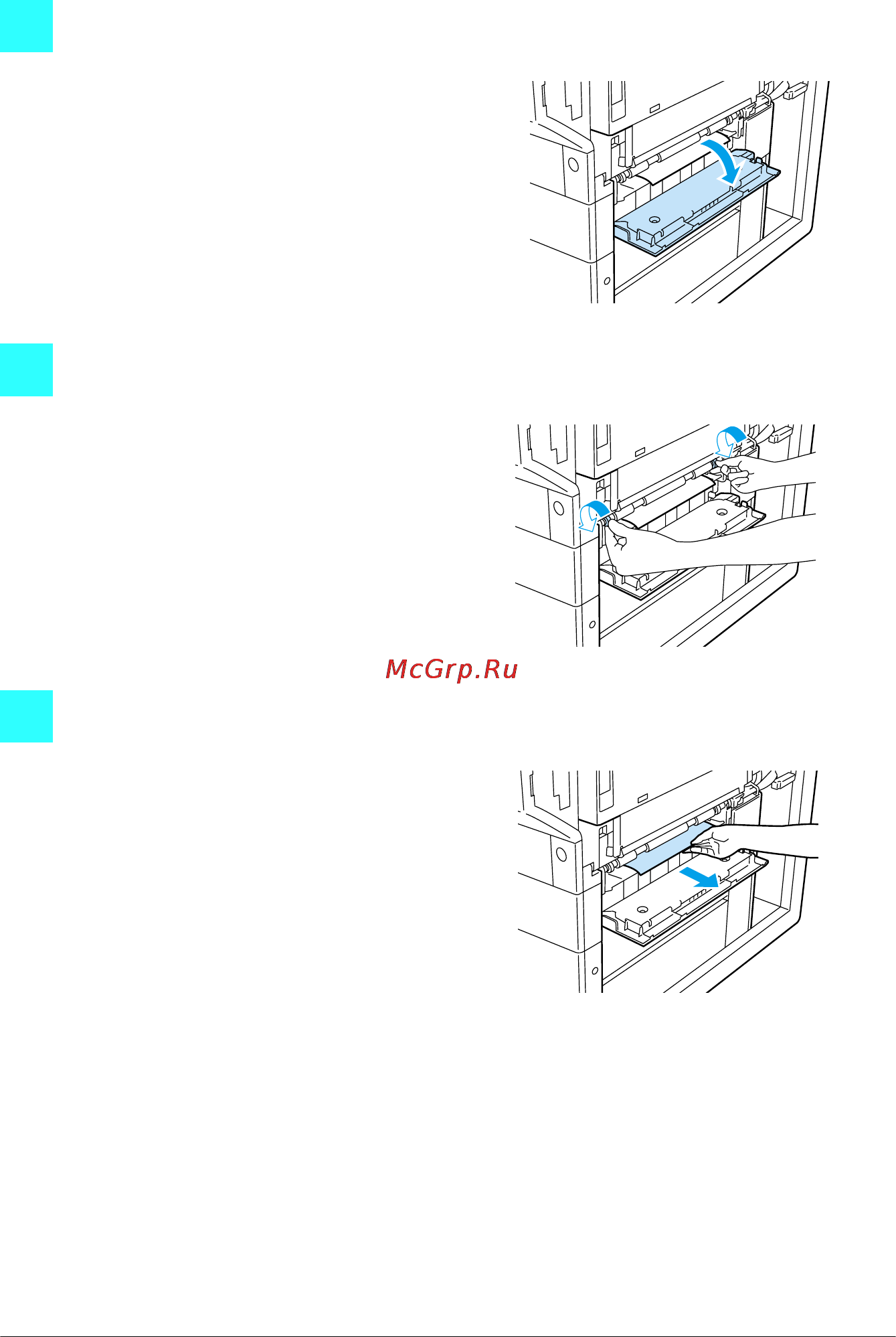 Konica Minolta CF1501 [23/38] To clear a paper misfeed in the main unit