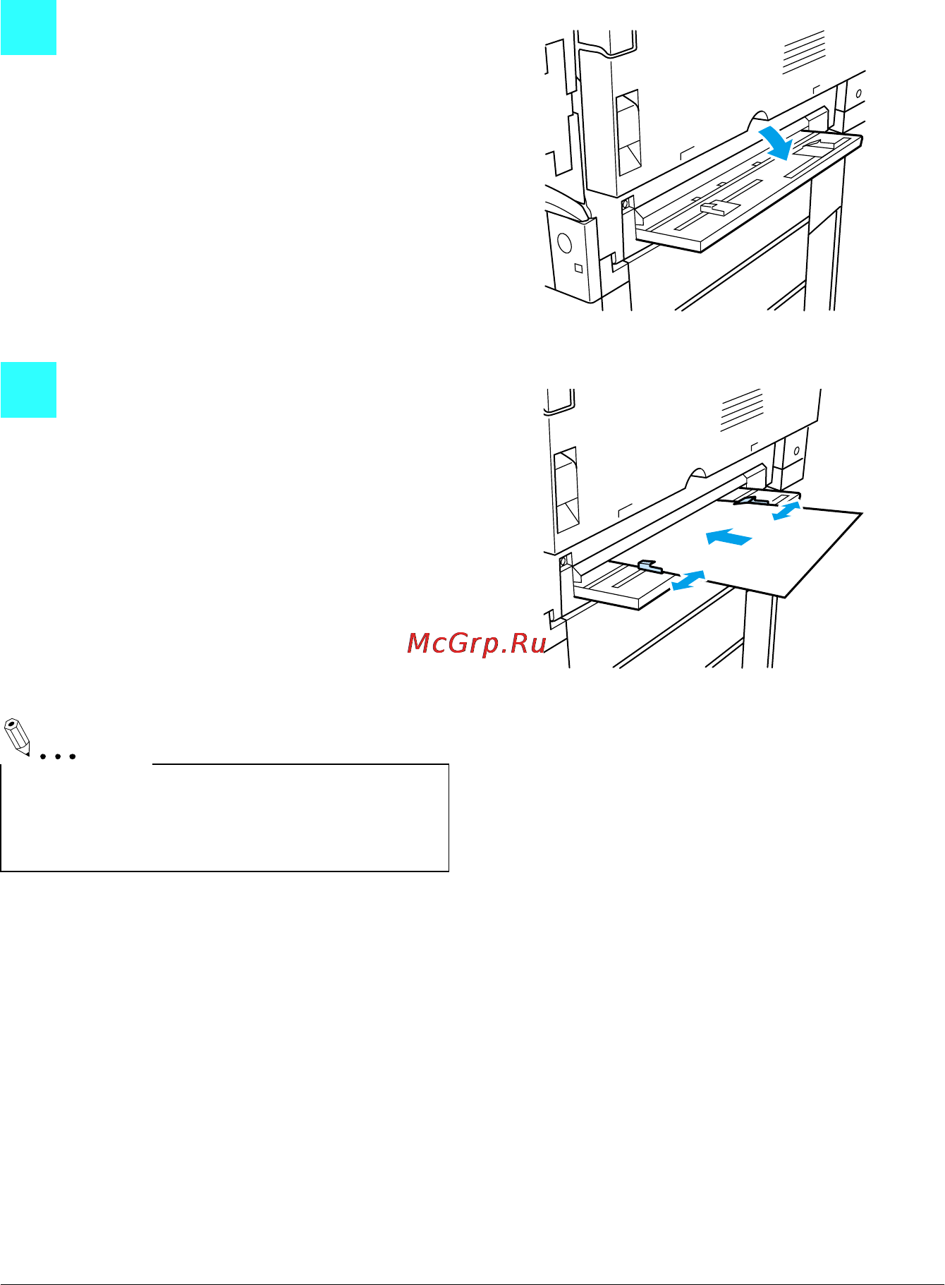 Konica Minolta CF2001CS [8/38] To load paper into the manual bypass tray