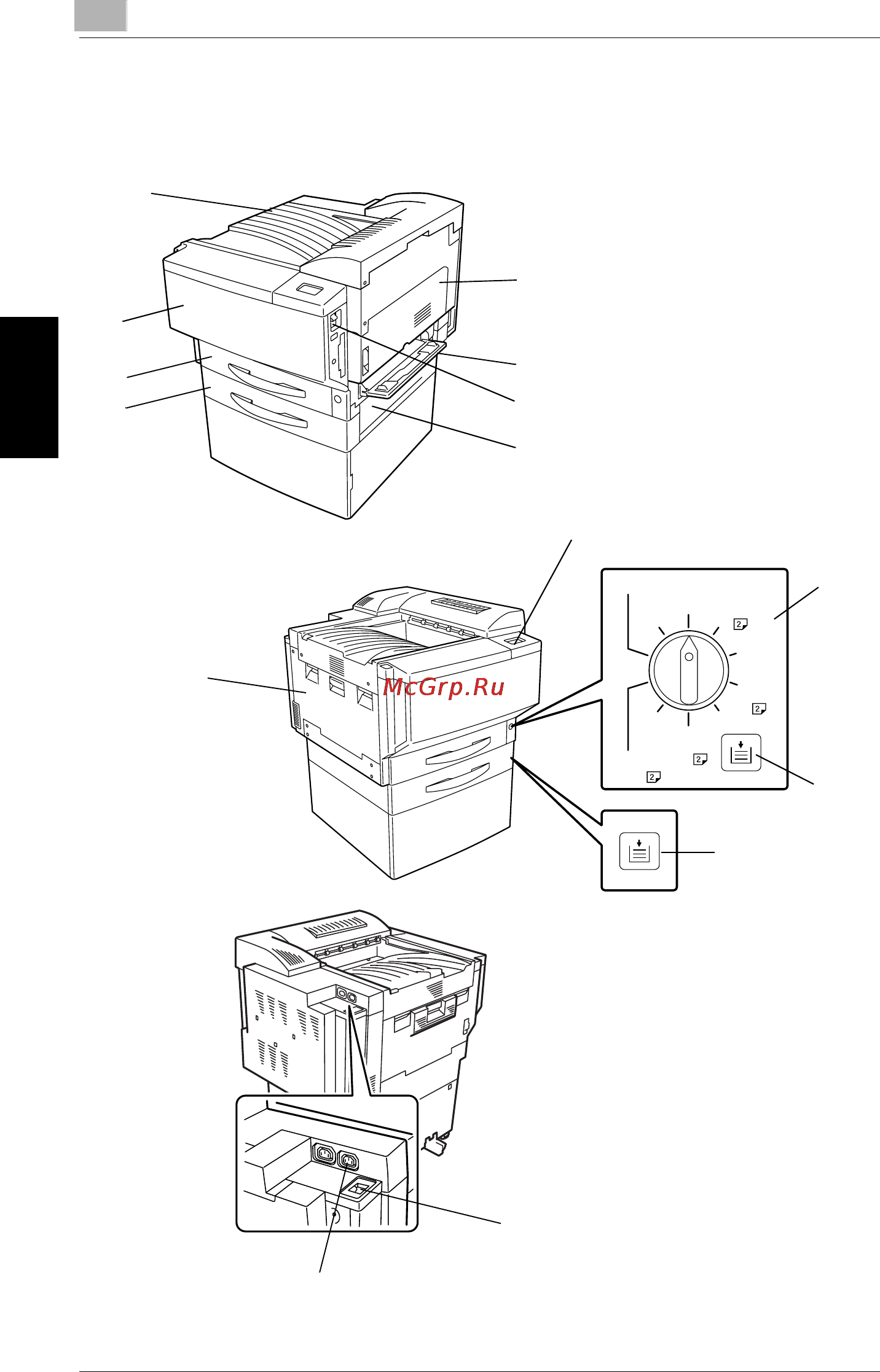 Konica Minolta CF2002P [28/162] Parts names and their functions