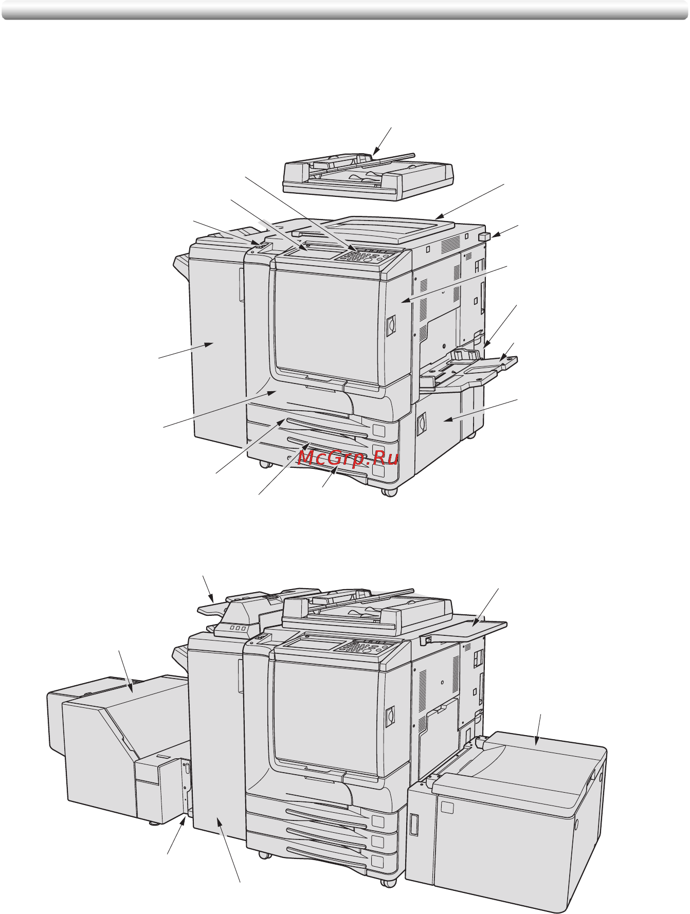 Konica Minolta CF5001 [38/432] External machine items