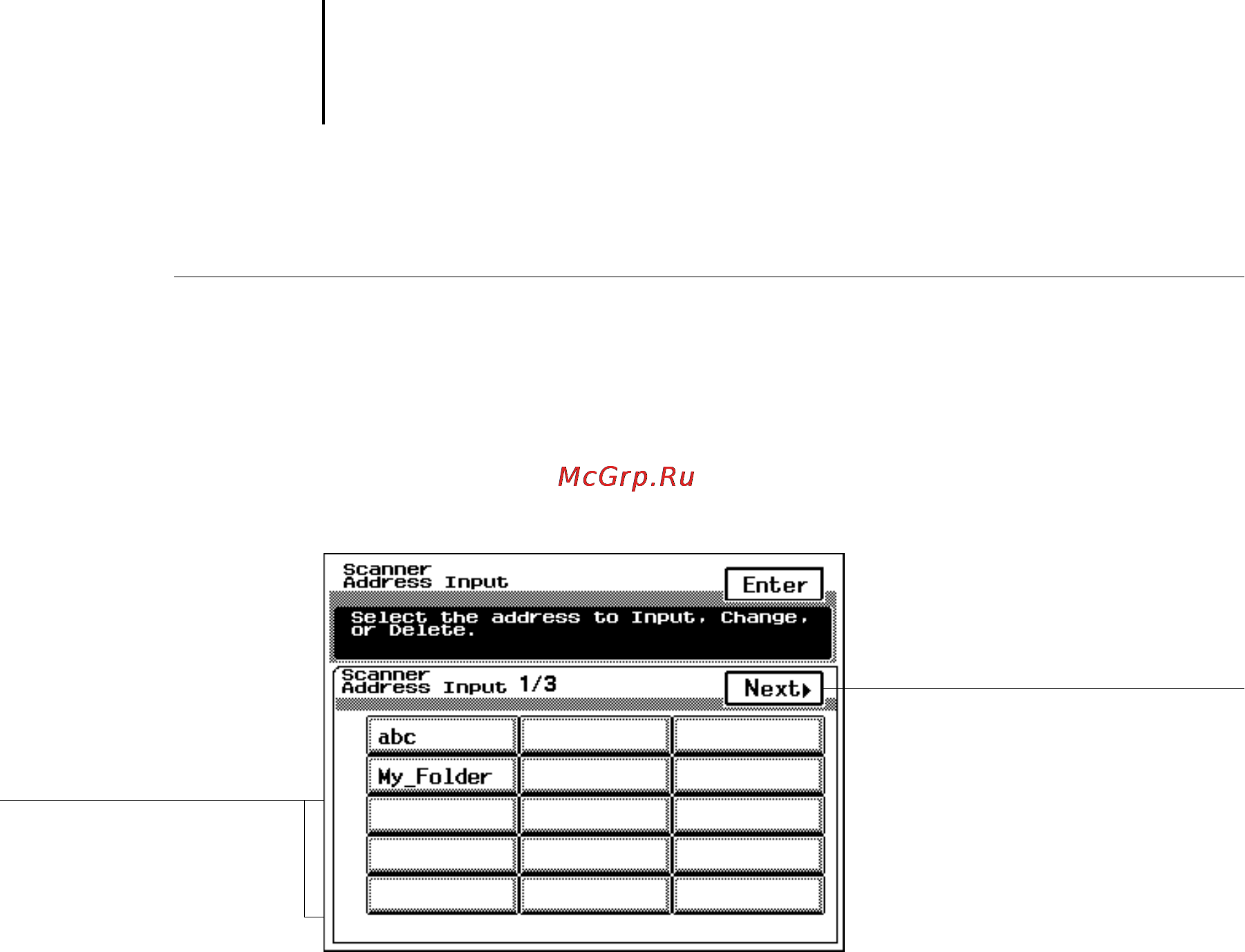 Konica Minolta CF9001 [68/126] Enter the directory path using the touch panel keys