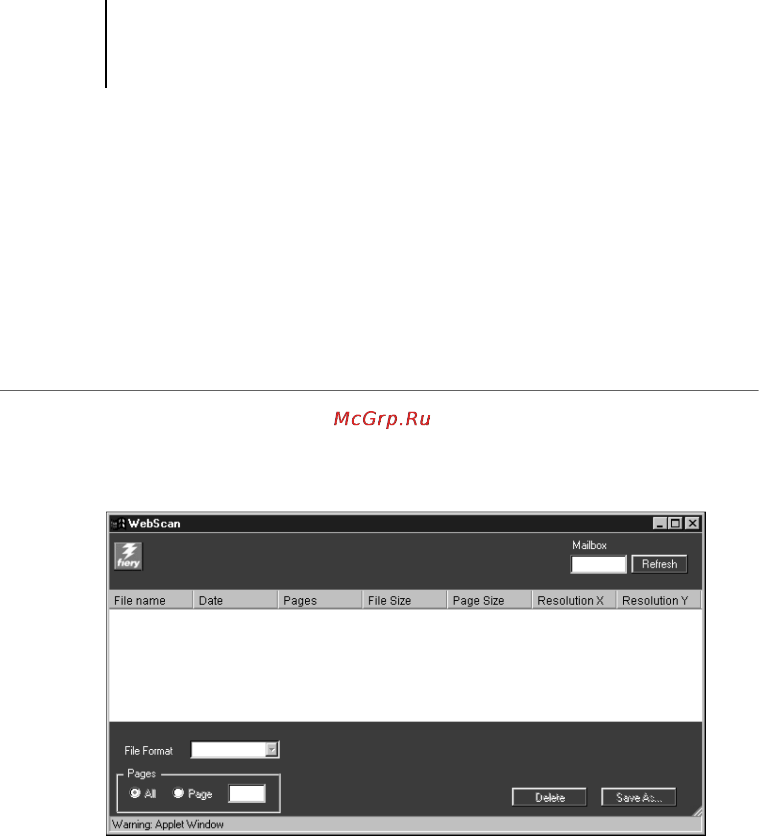 Konica Minolta CF9001 [89/126] Accessing scanned jobs with webscan