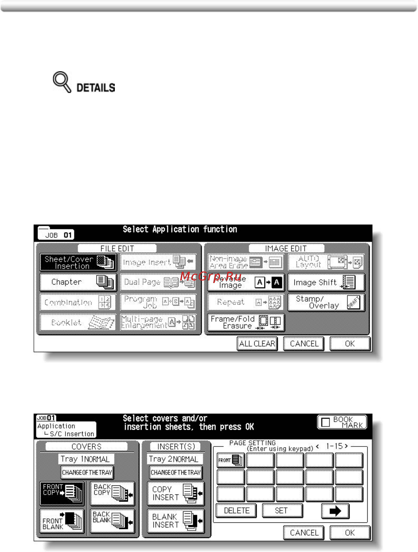 Konica Minolta bizhub PRO C500 [261/466] Inserting sheets and covers sheet cover insertion